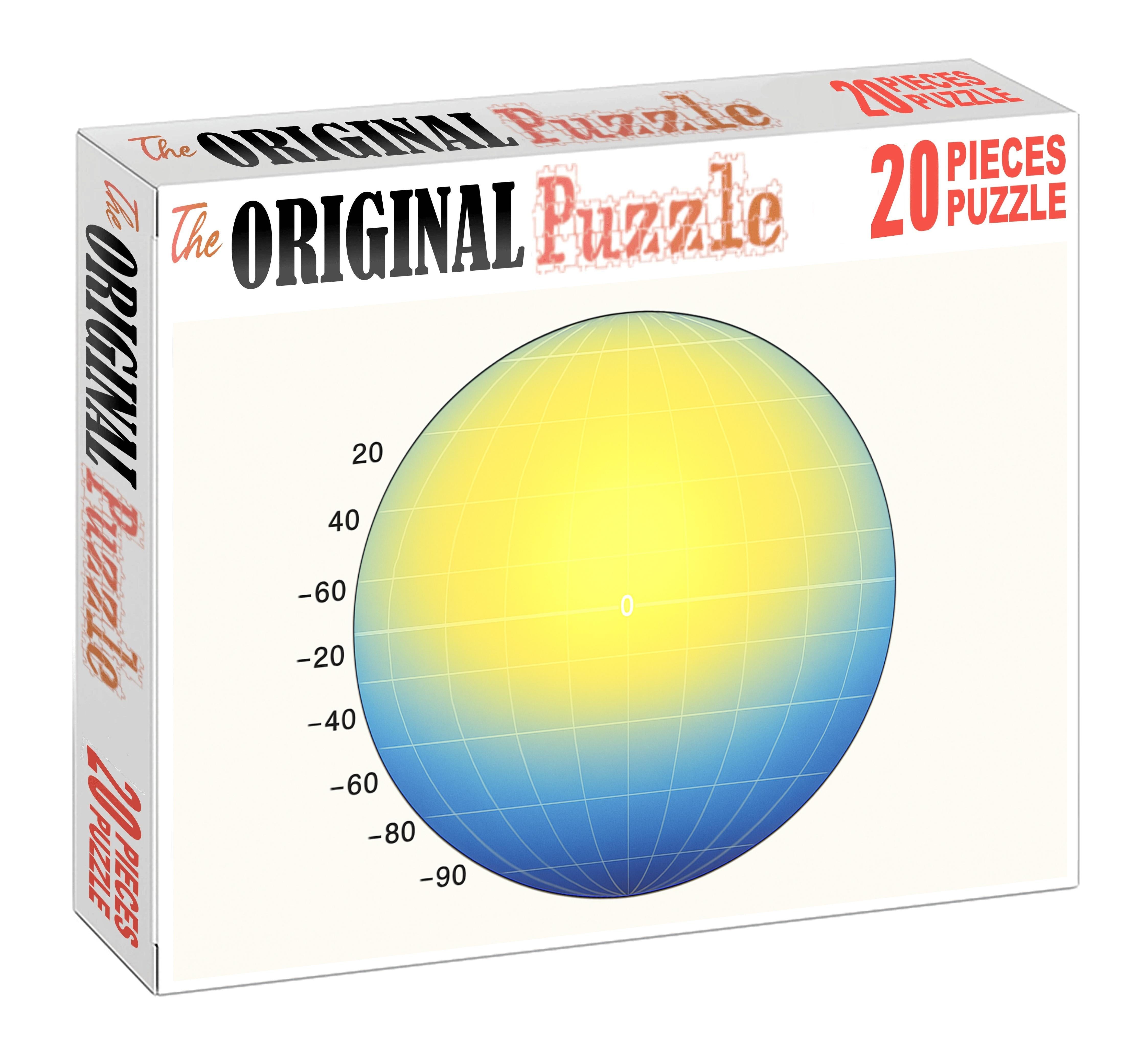 Solar Insolation Heat Distribution Chart Large Format Puzzle