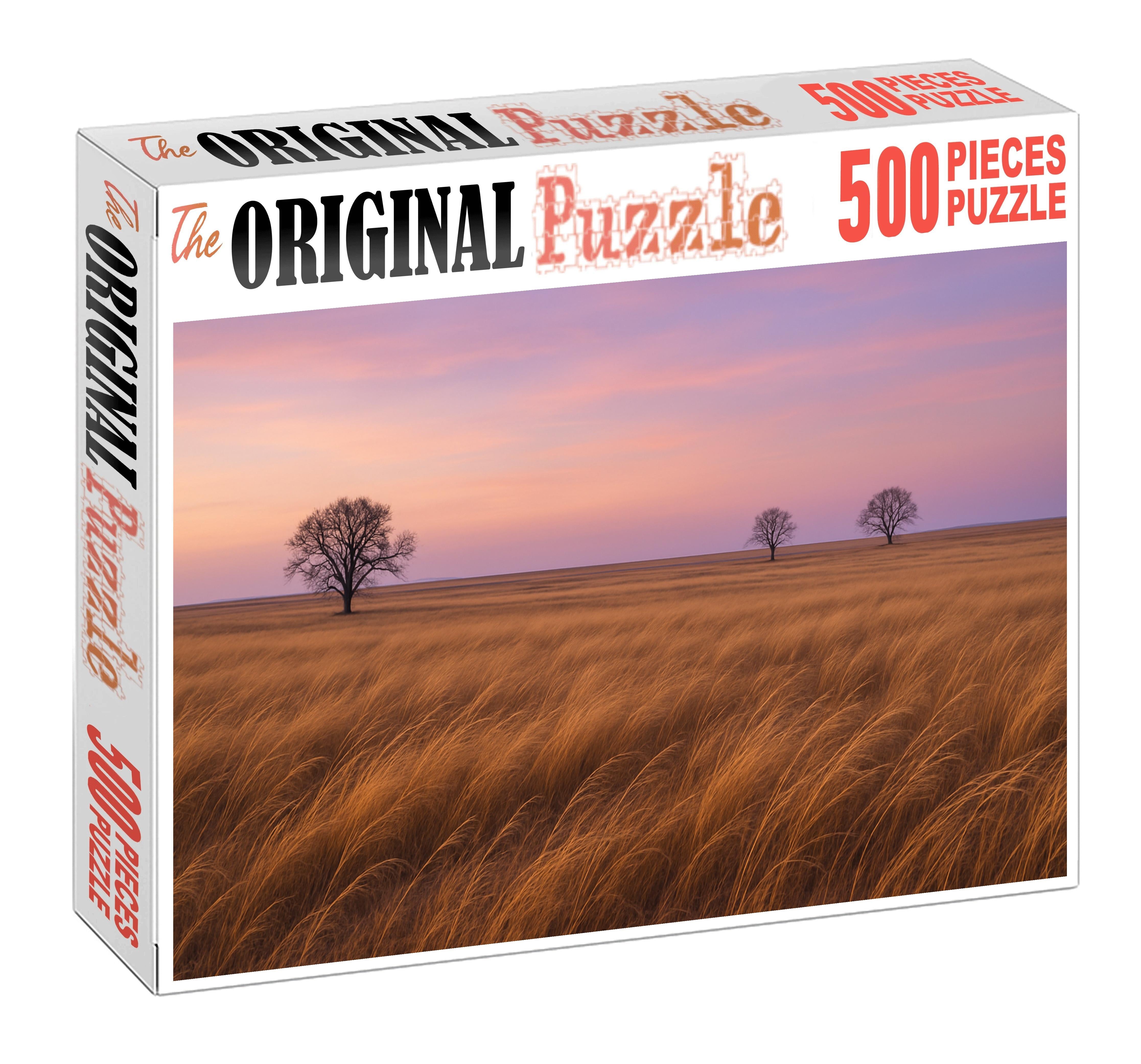 Twilight Prairie Horizon Puzzle For Kids