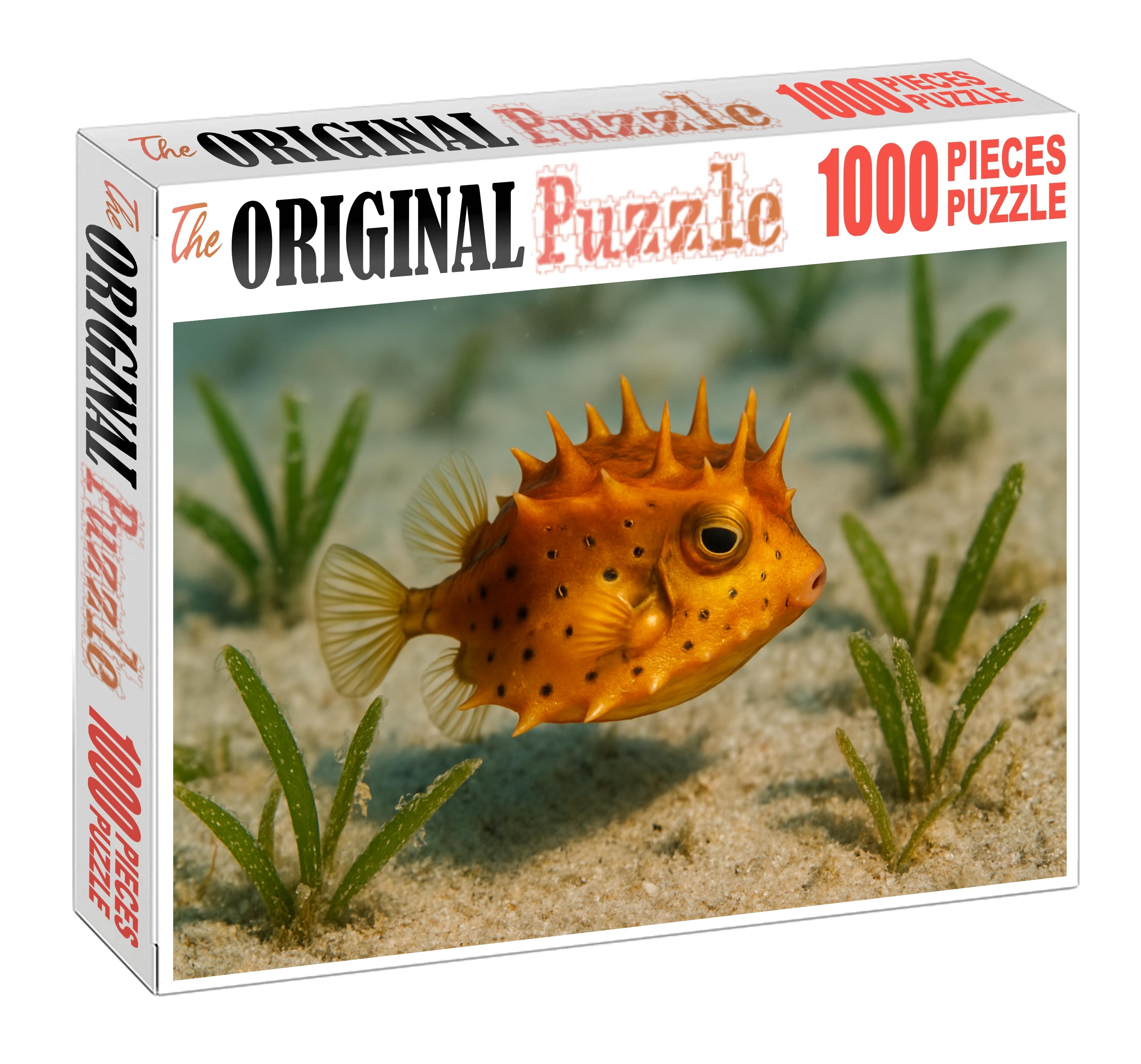 Ambercrest Boxfish Compact Herbivore With Intricate Armor Plates 300 Piece Puzzle