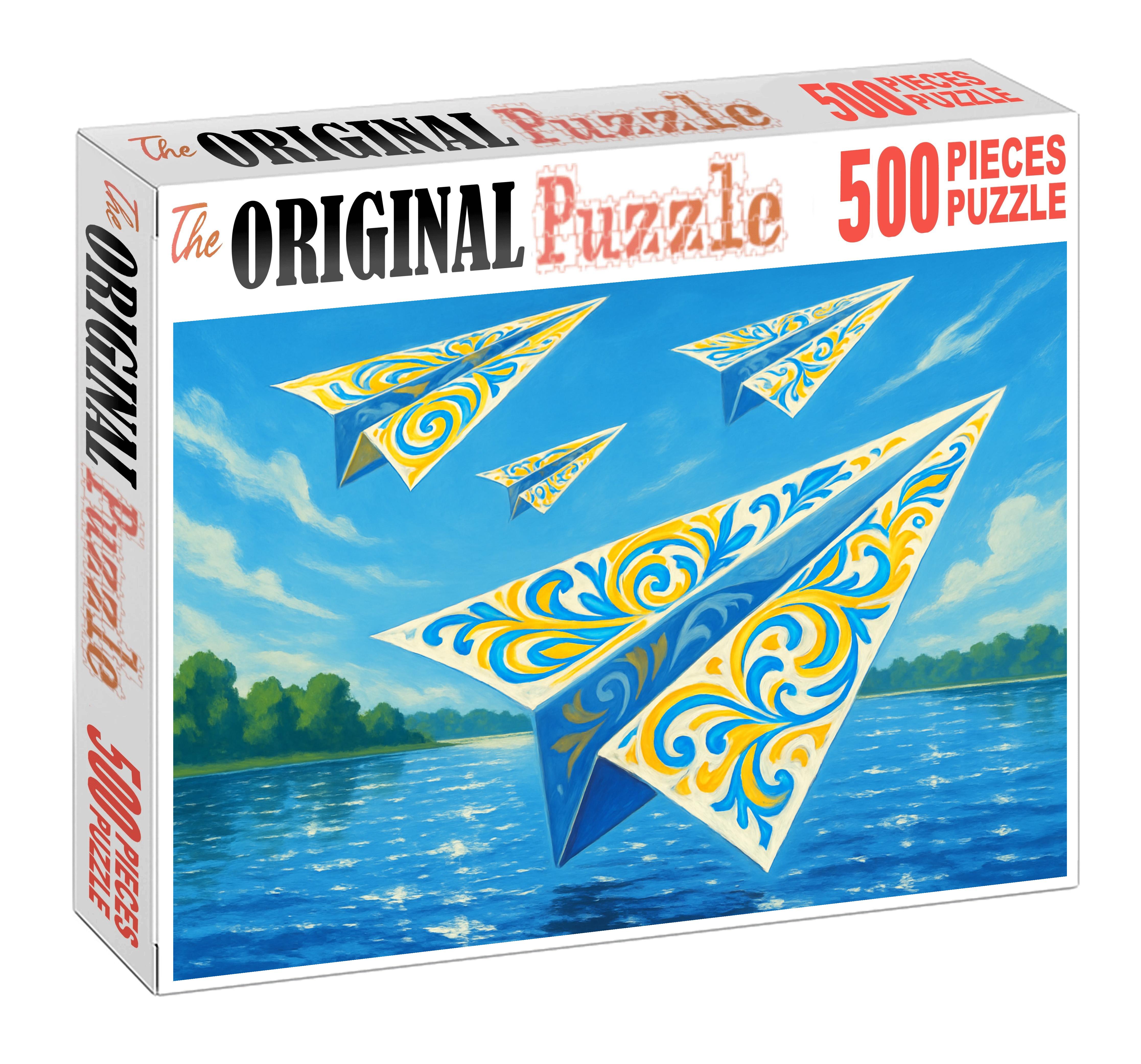Paper Plane Regatta Large Format Puzzle