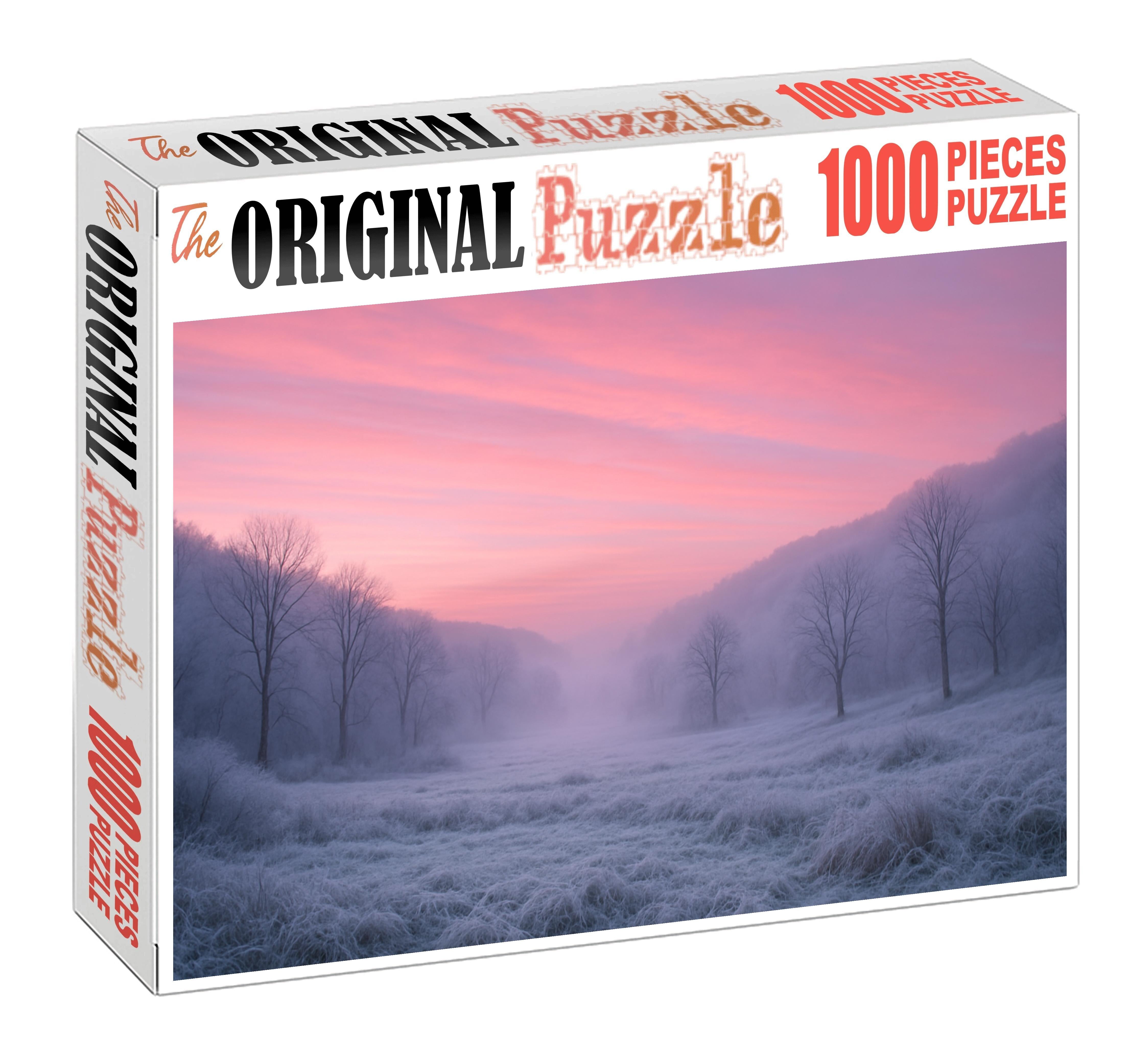 Dawn Over Frosted Valley 500 Piece Puzzle