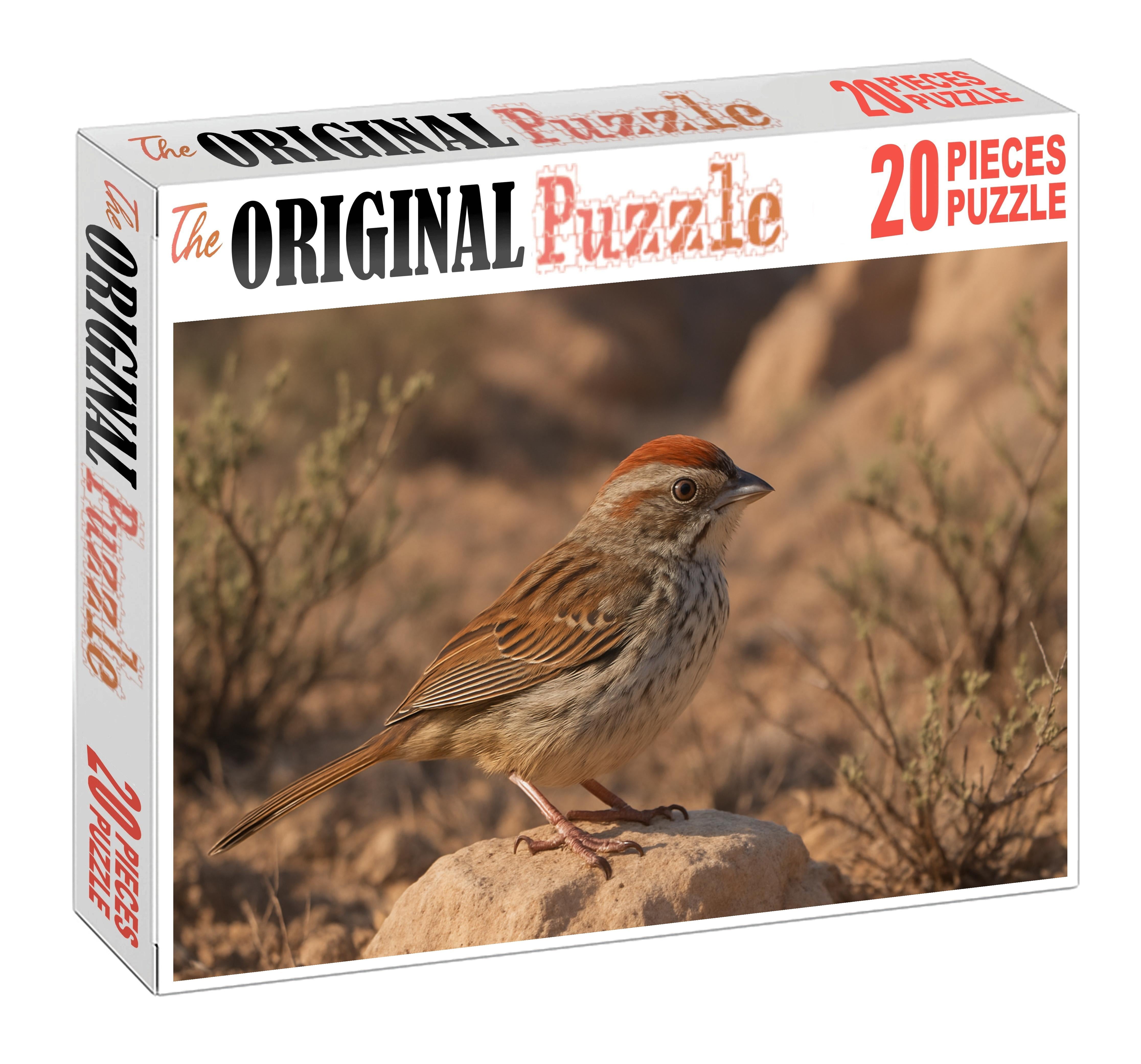 Rufous-crowned Sparrow Secretive Canyon Dweller Puzzle Fun