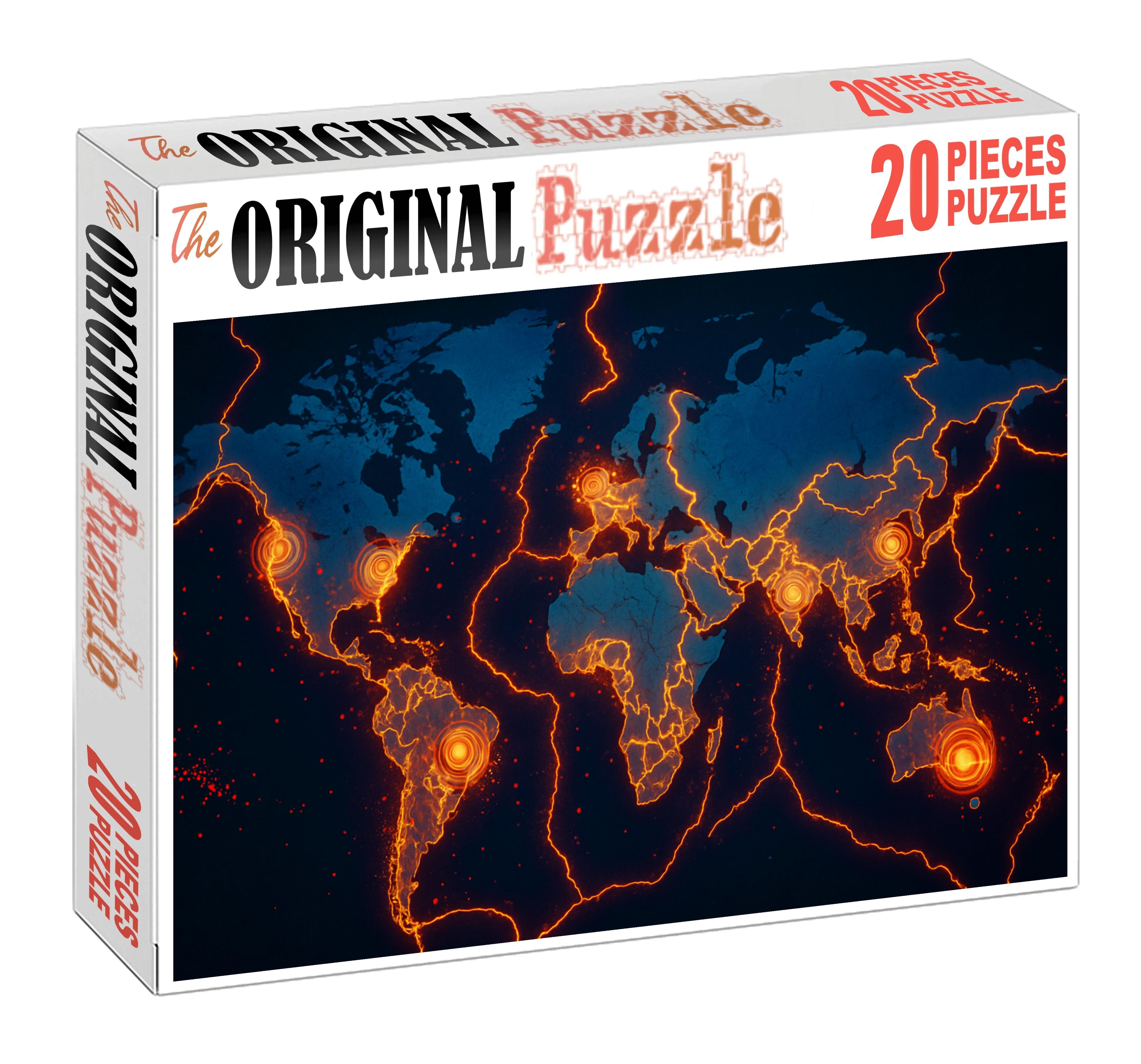 Tectonic Activity Layer Map Puzzle For Kids