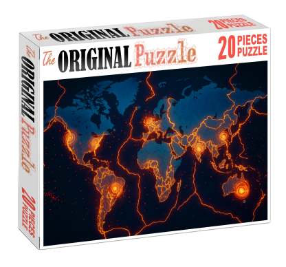 Tectonic Activity Layer Map Puzzle For Kids