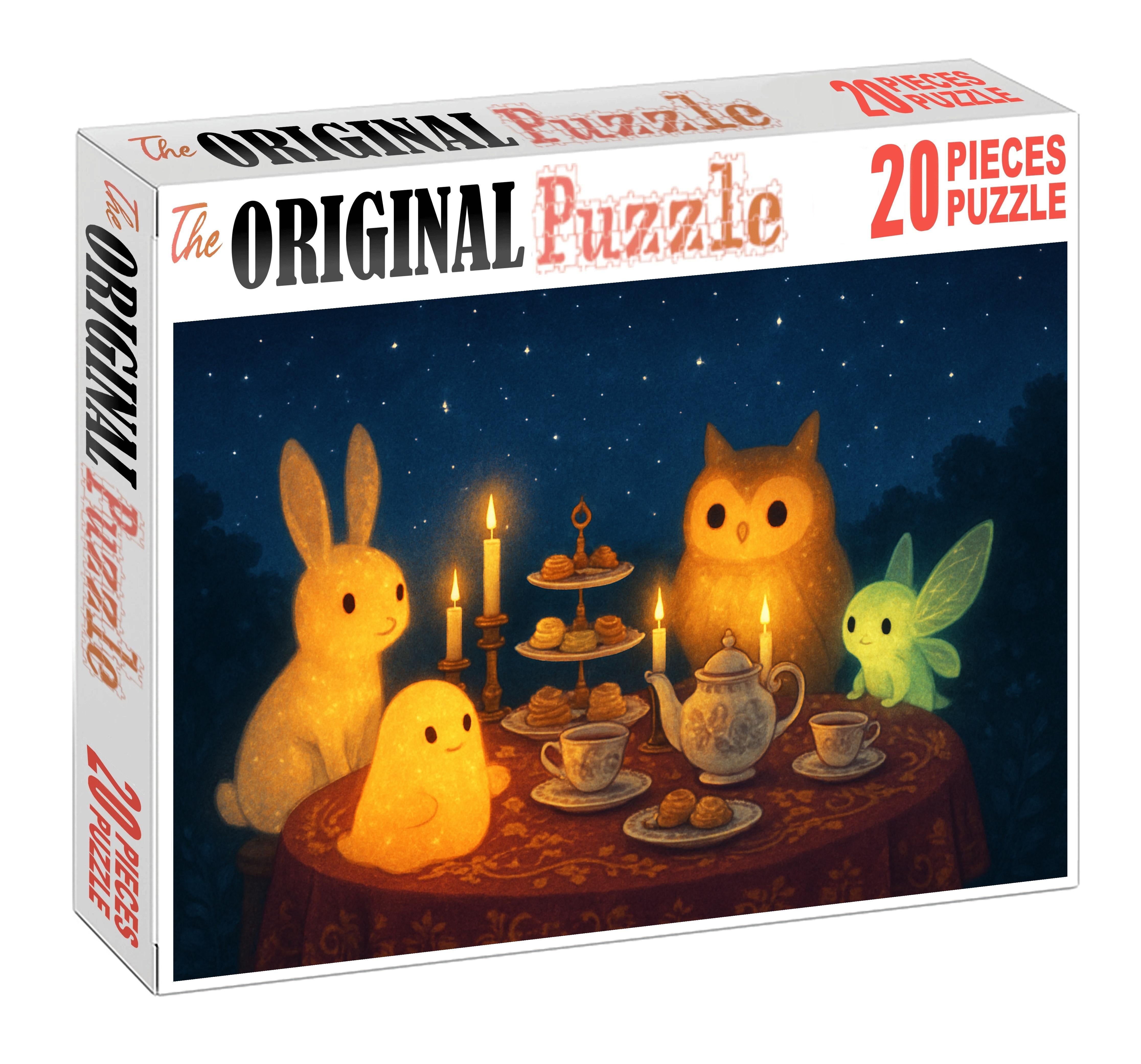 The Midnight Tea Party Menagerie Premium Puzzle Pieces