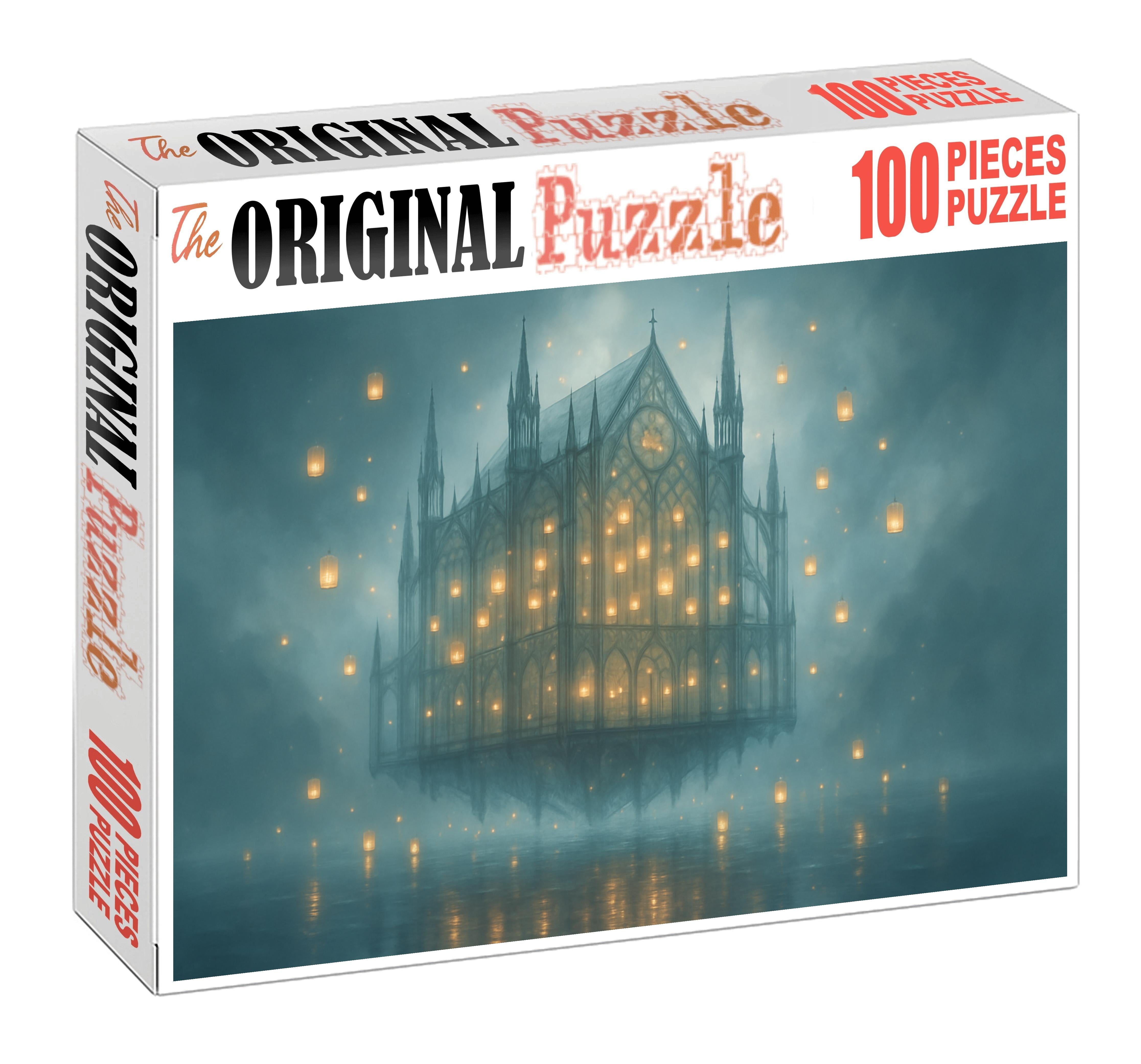 Ephemeral Cathedral Of Floating Lanterns 1000 Piece Puzzle