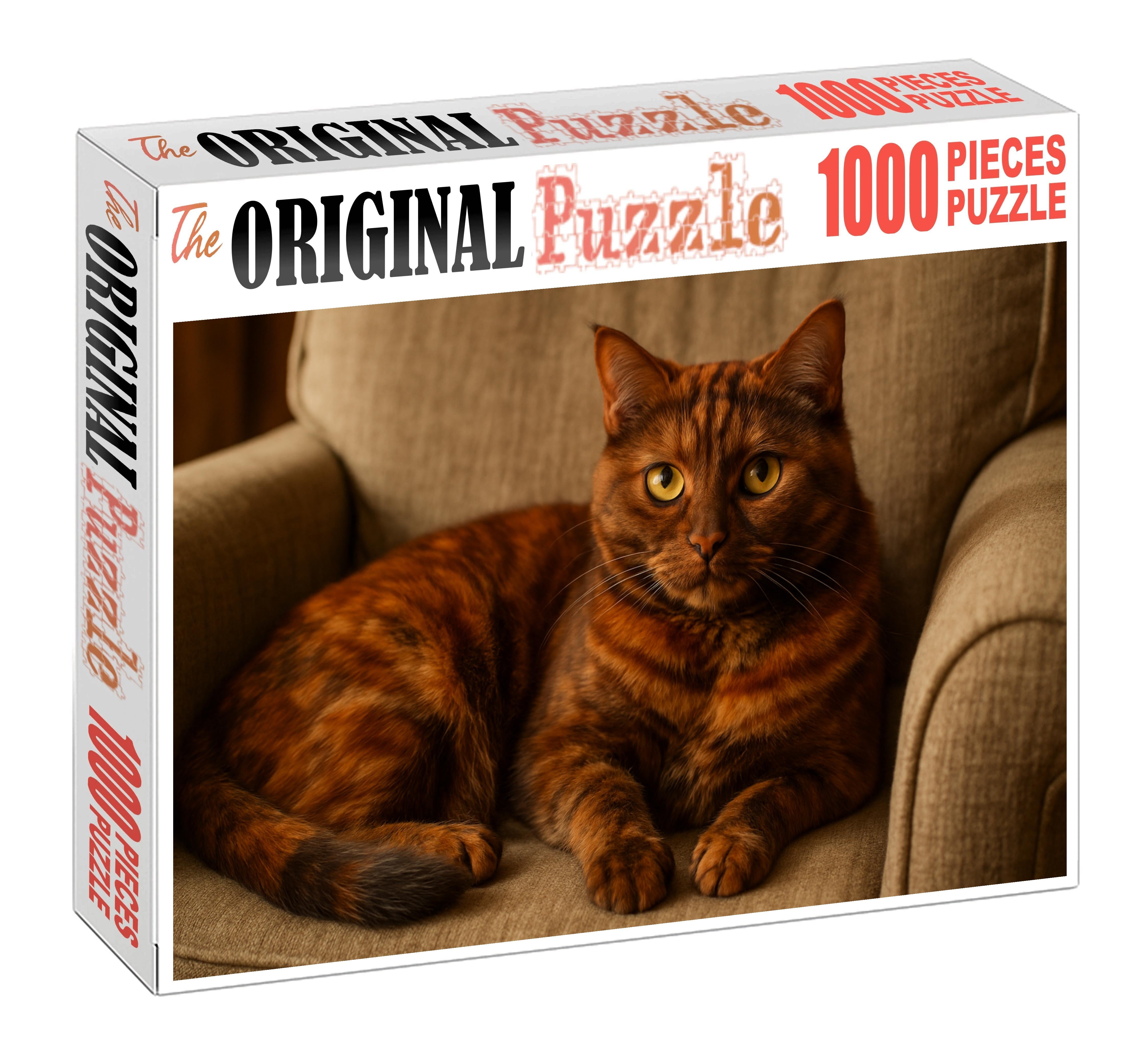 Amber Tapestry Richly Patterned Cinnamon Torbie With Gentle Demeanor Puzzle Challenge