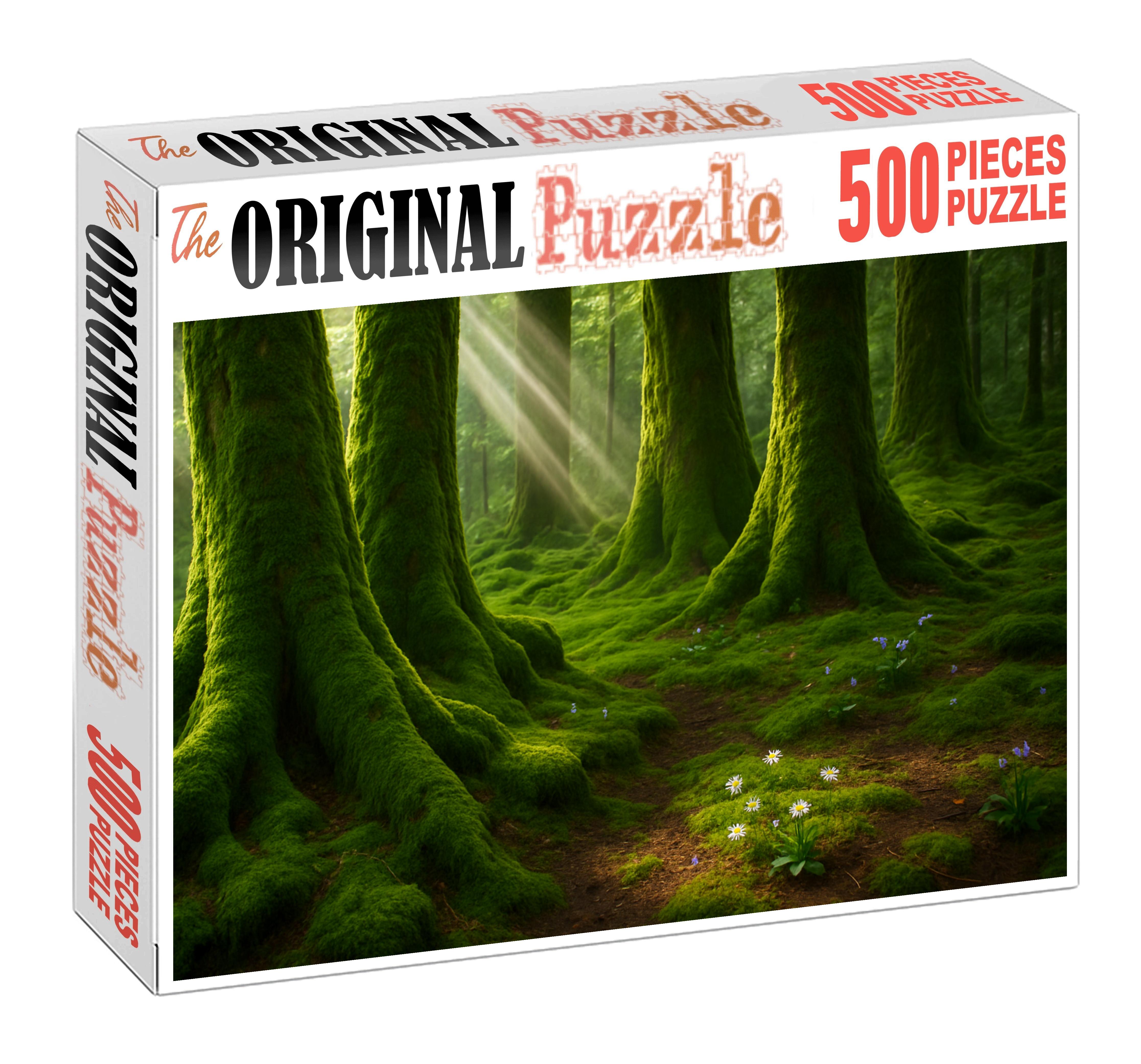 Emerald Mosswood Dell Custom Jigsaw Puzzle