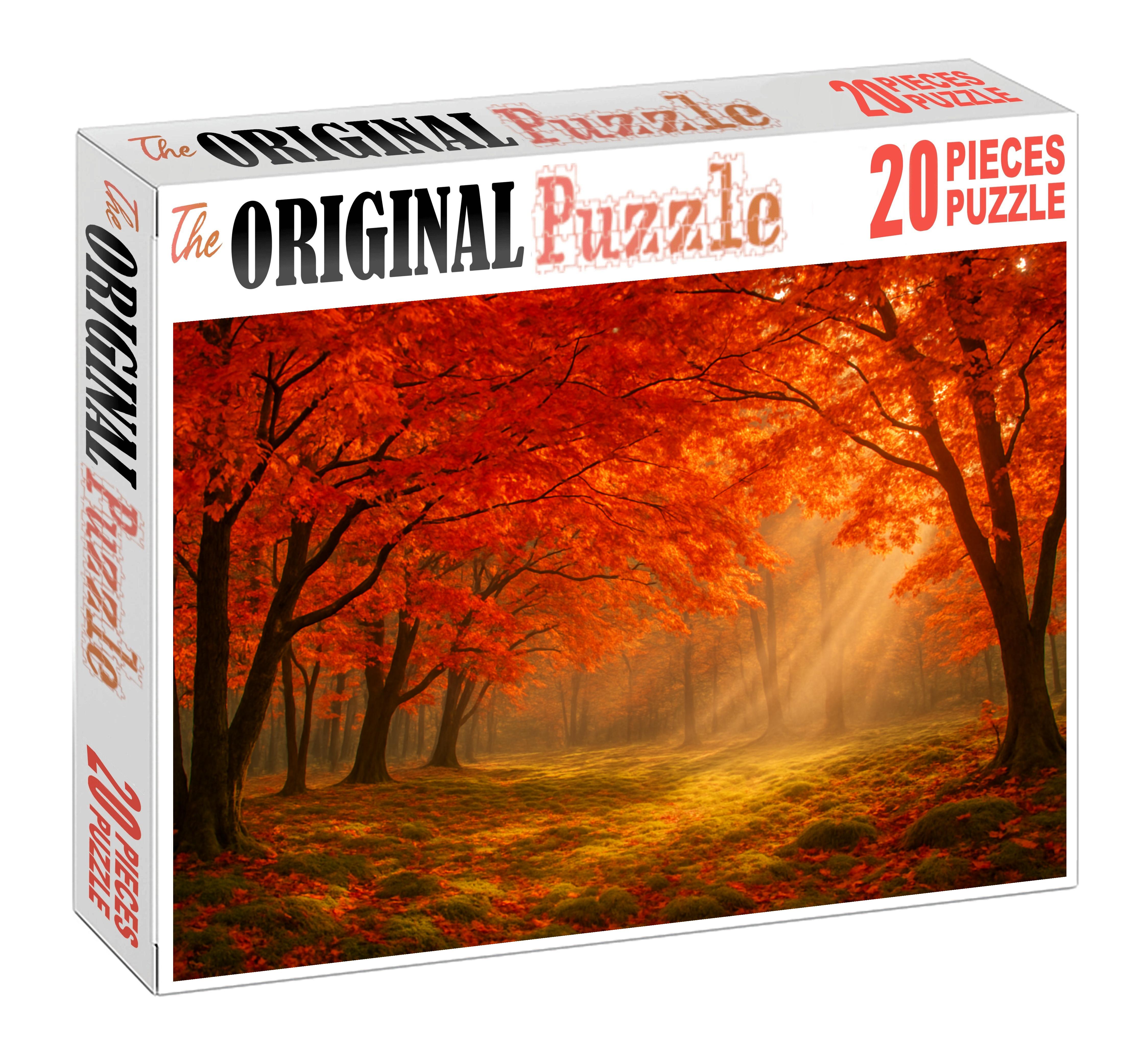 Crimson Leafed Dell 300 Piece Puzzle