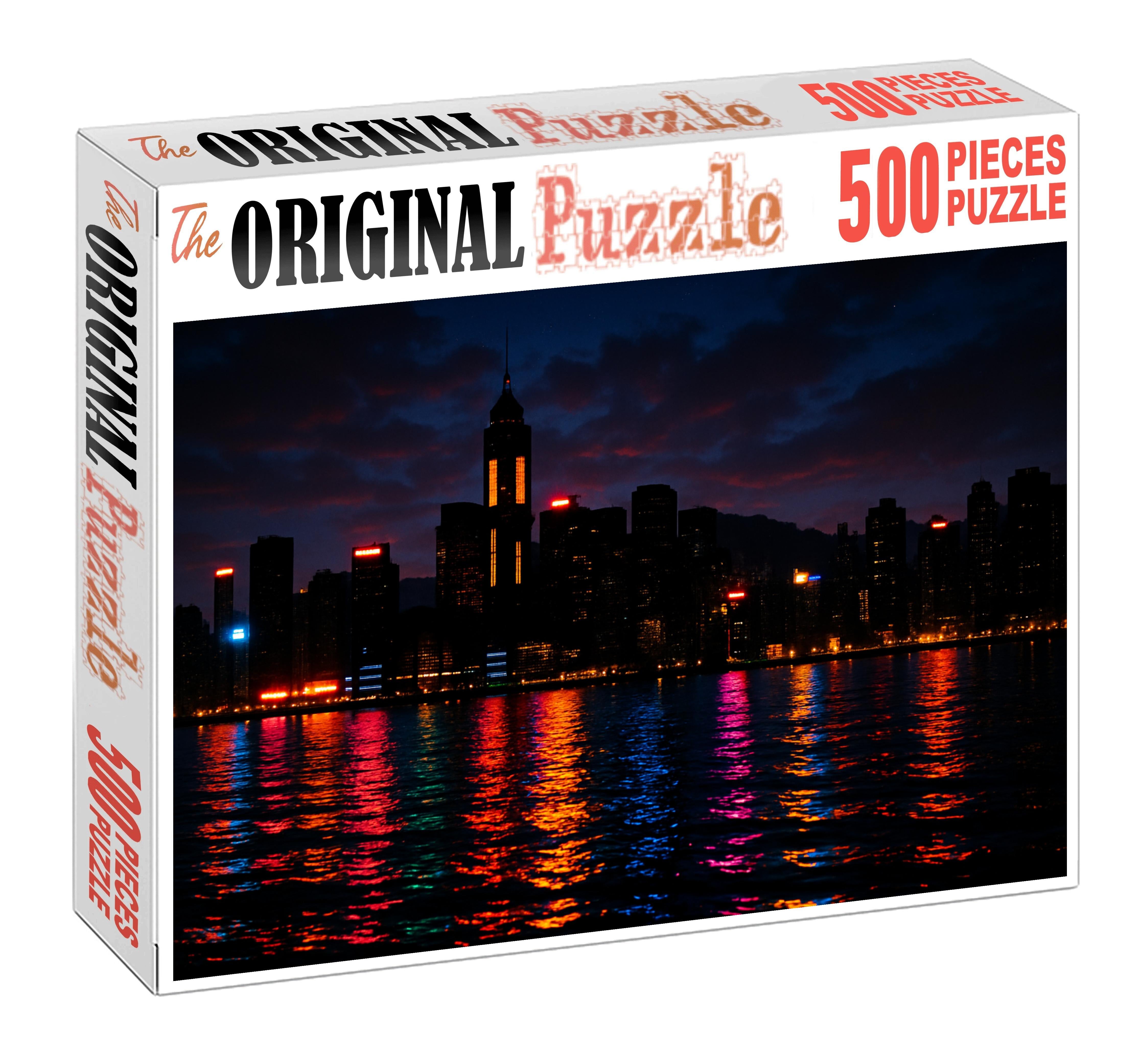 Hong Kong Victoria Harbour Skyline Ranked Among The Top Global Waterfront Skylines For Its Vertical Density And Vibrant Lights Puzzle Challenge