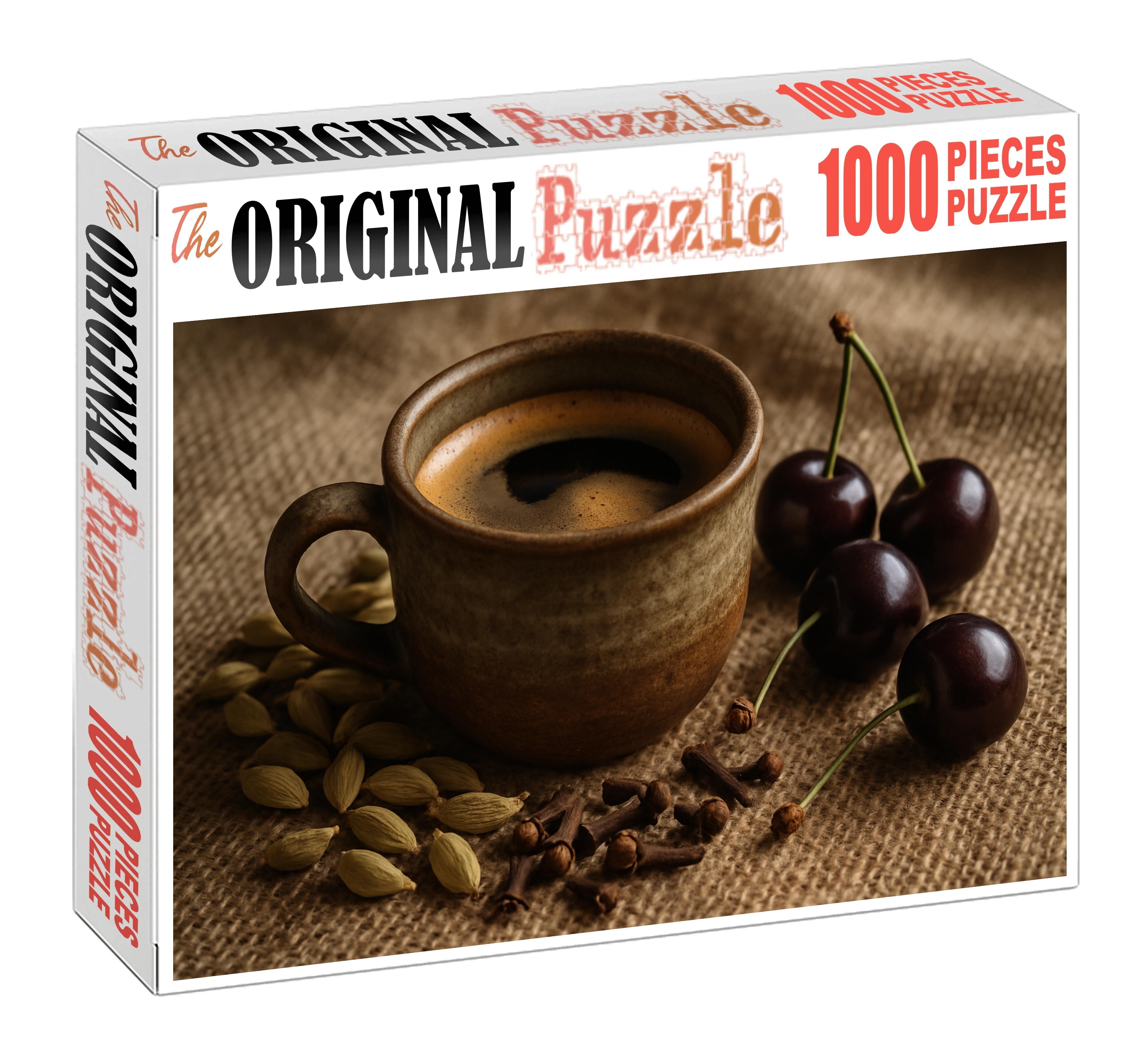 Spiced Ember Robust Coffee With Clove Cardamom And Dark Cherry 200 Piece Puzzle
