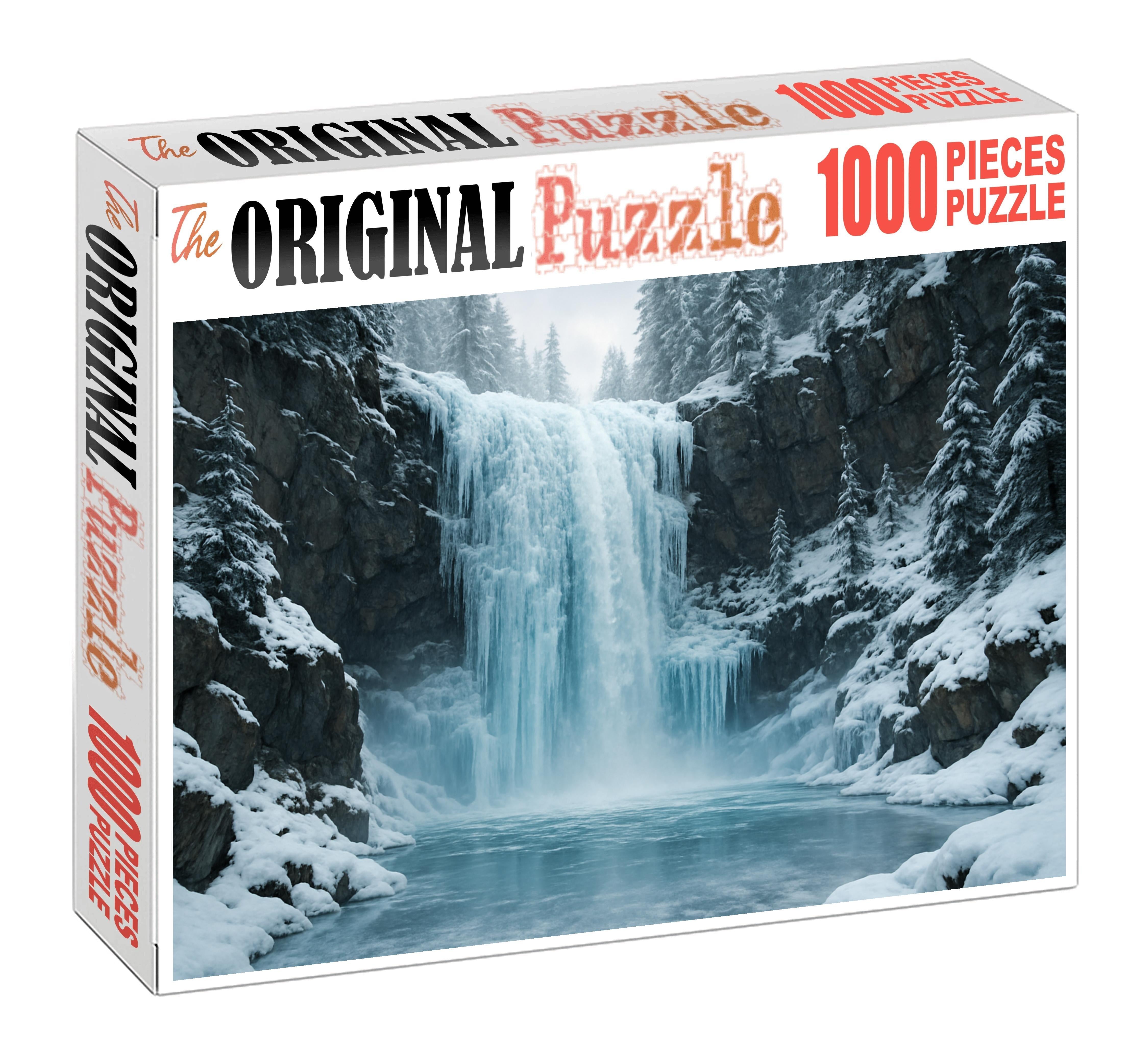 Frost Crystal Plunge Premium Puzzle Pieces