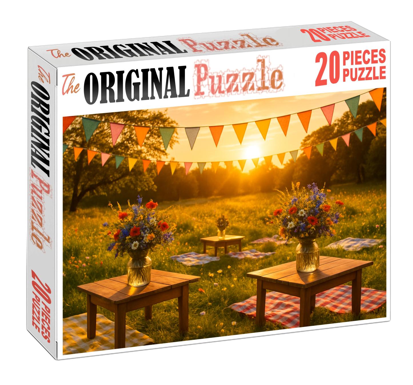 Sunset Meadow Festival Puzzle Fun