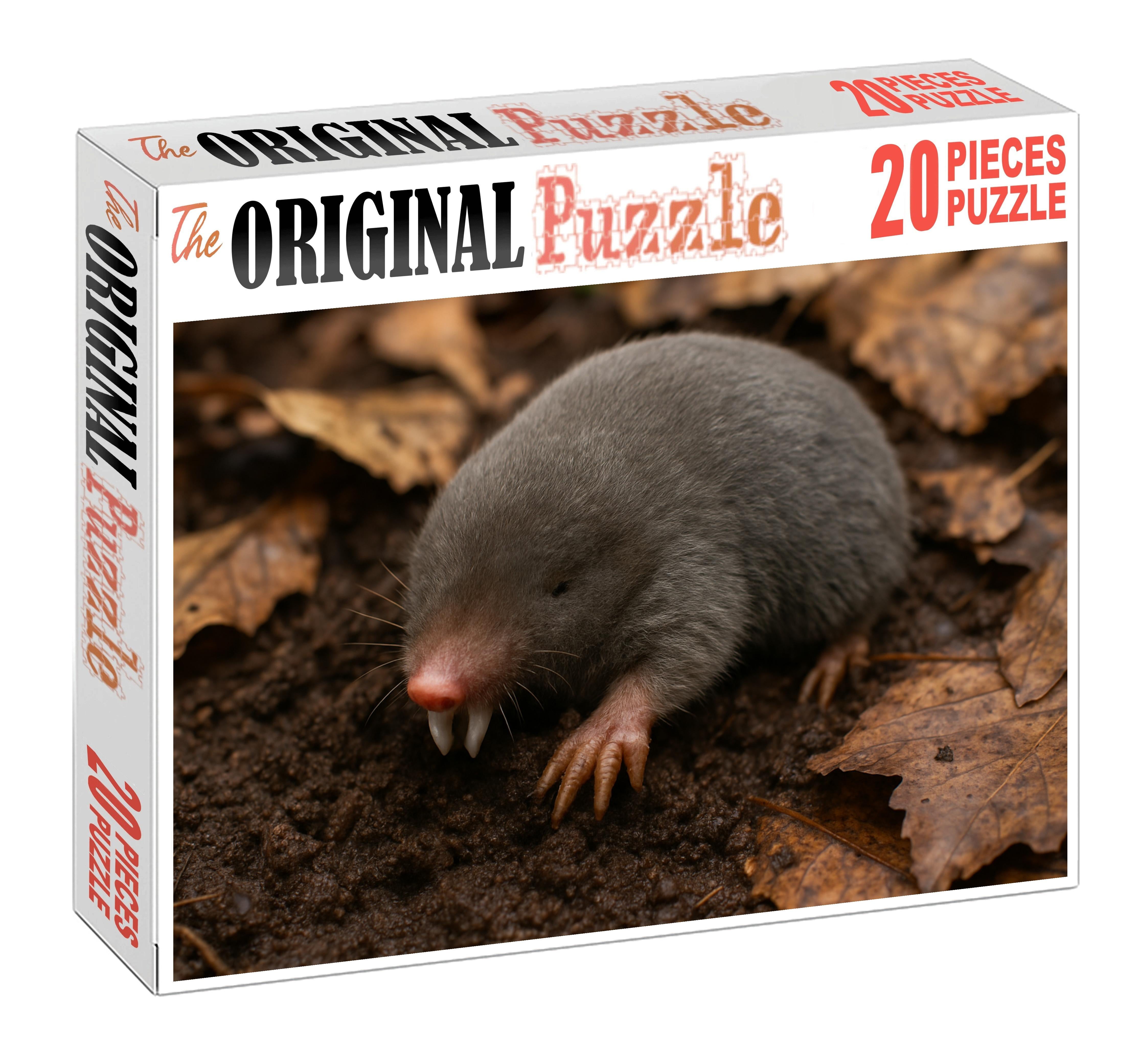 Pearl Tusked Mole Burrowing Specialist With Iridescent Protrusions Puzzle For Adults