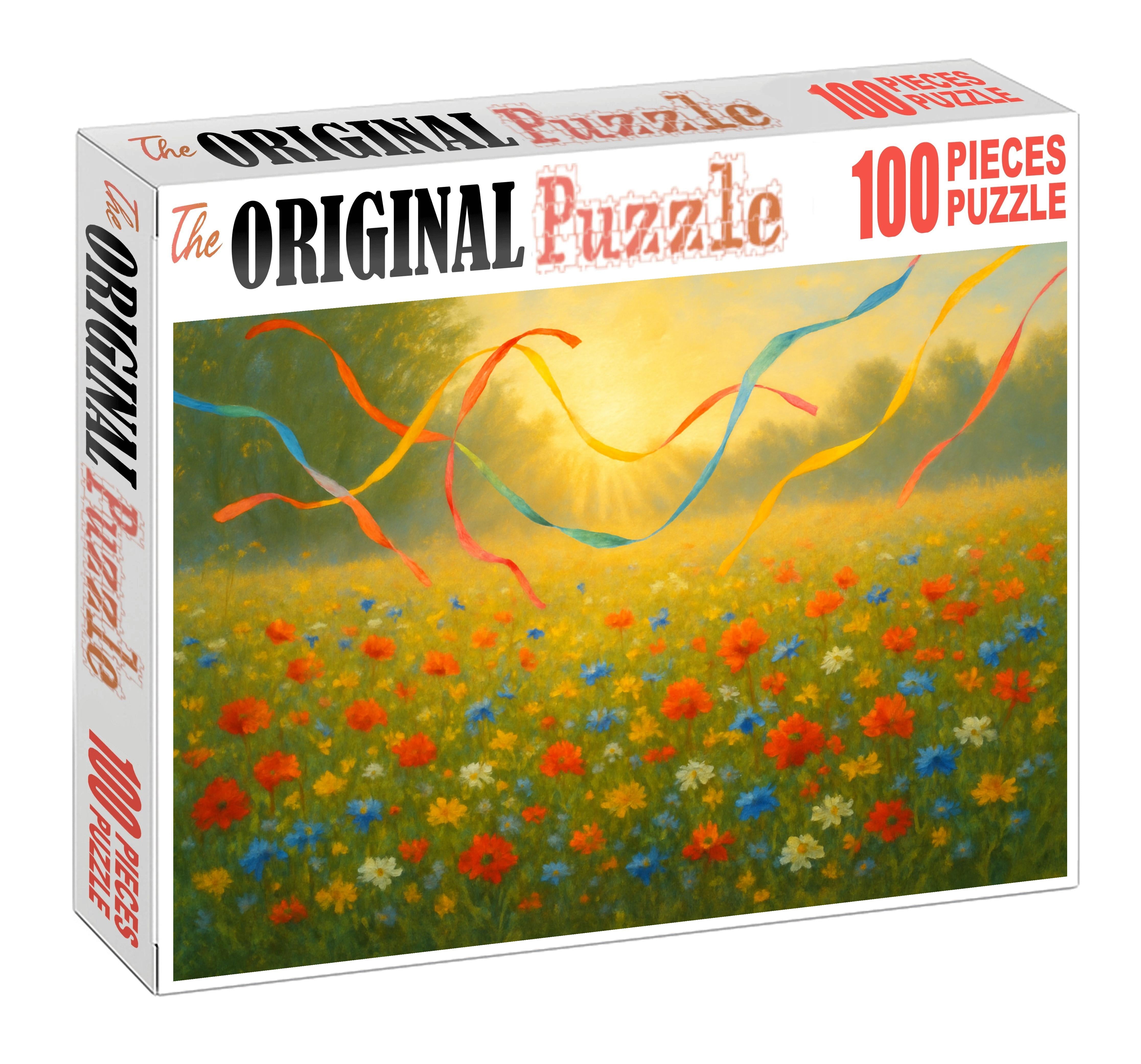 Sunrise Meadow Blossom Celebration Puzzle For Adults