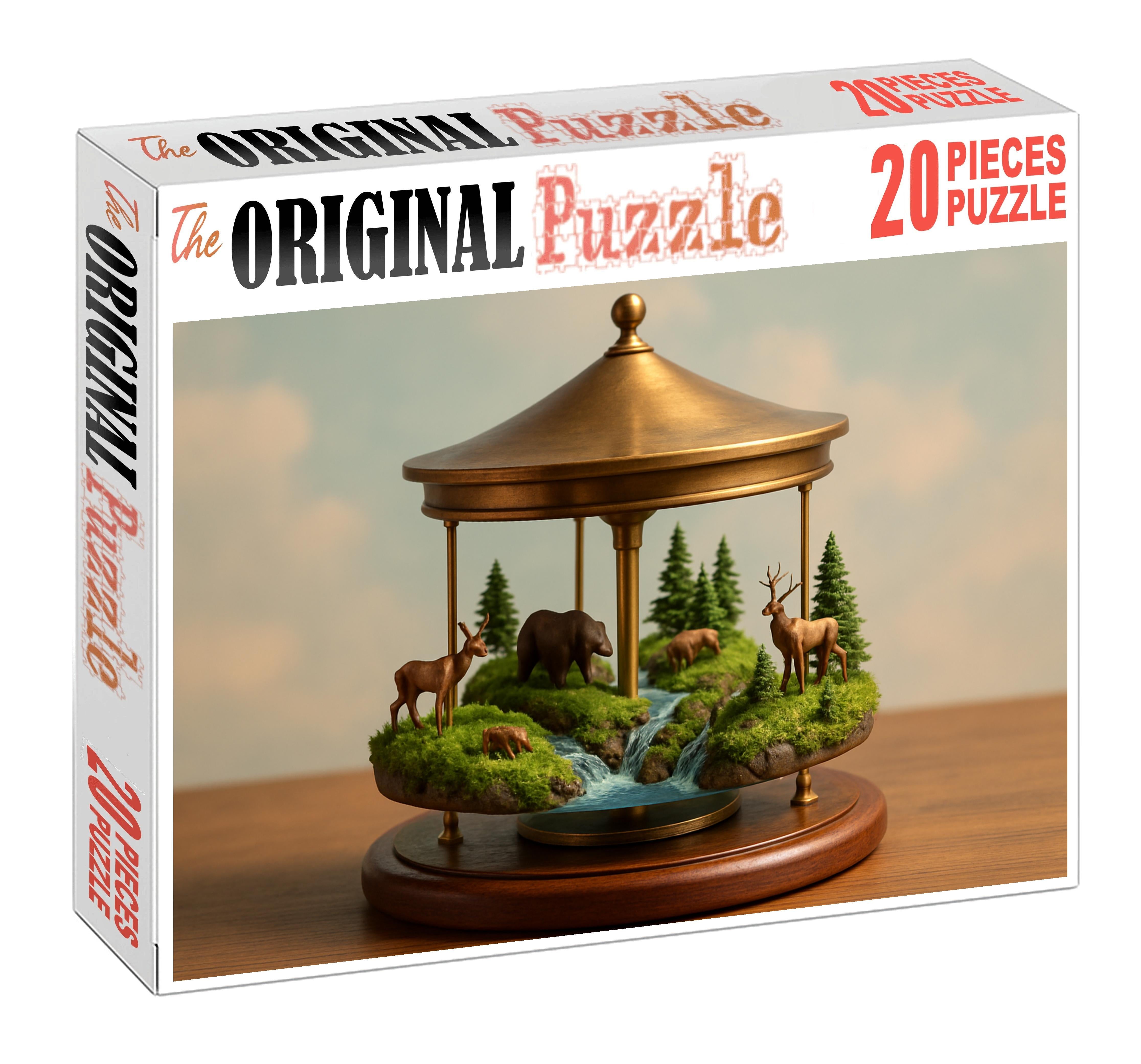 Clockwork Carousel Of Floating Forests 50 Piece Puzzle