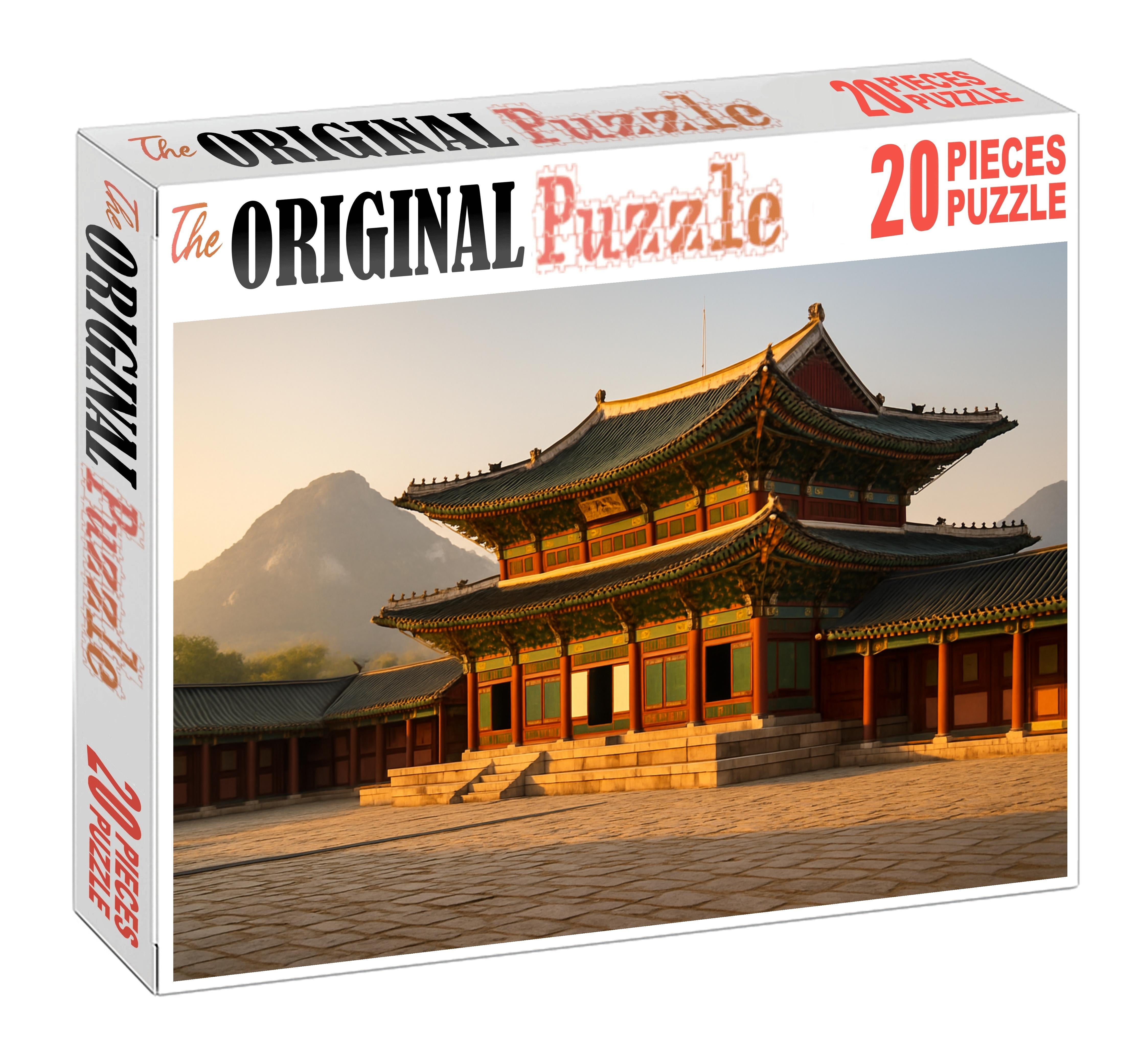 Gyeongbokgung Palace Located In Seoul South Korea Identified By 6810 As A Symbol Of Korean Royal Heritage 20 Piece Puzzle