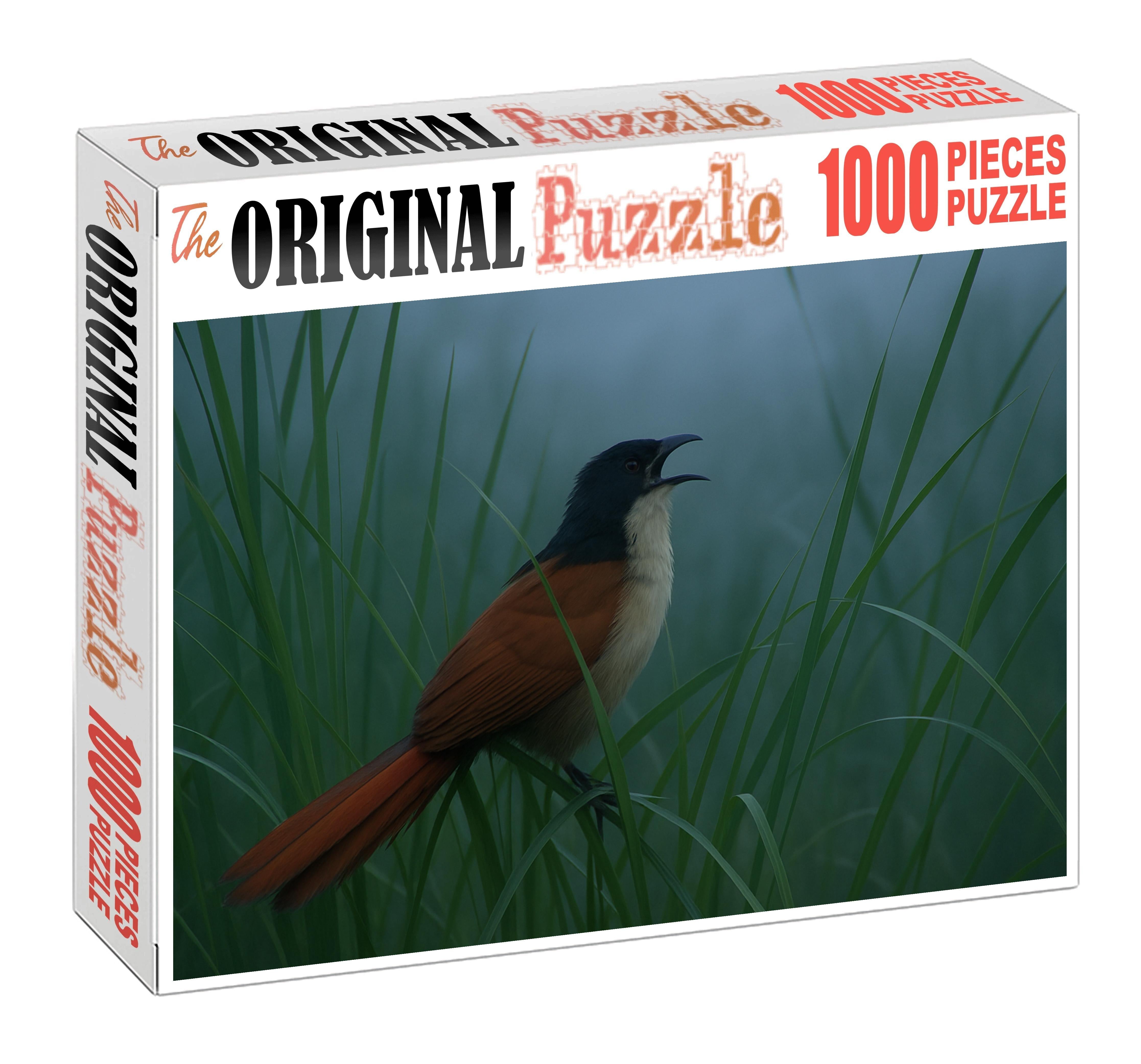 Coppery-tailed Coucal Elusive Ground-dwelling Hunter Puzzle For Kids
