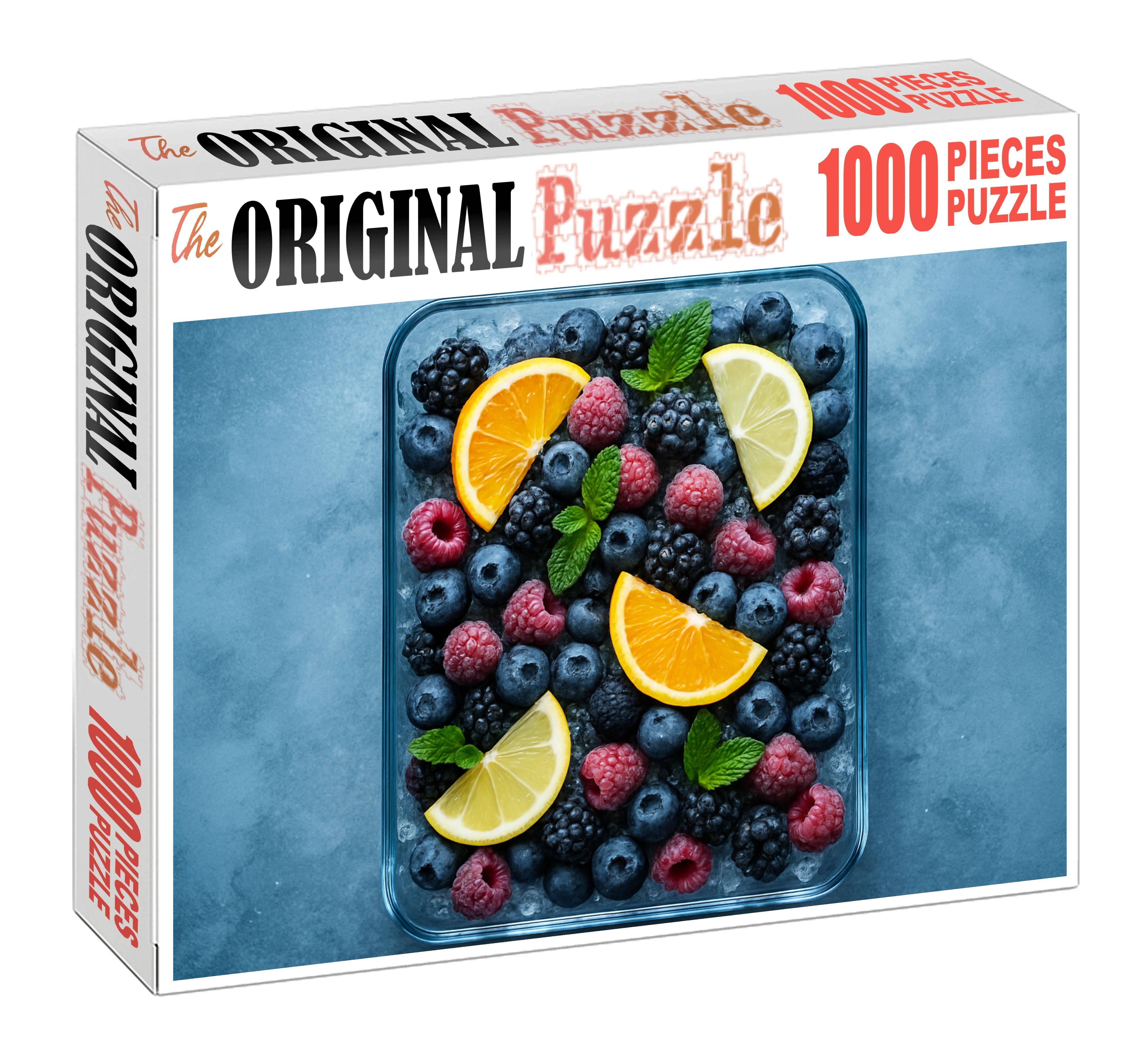 Crystal Cascade Frozen Berries And Citrus Sparkle Puzzle Challenge