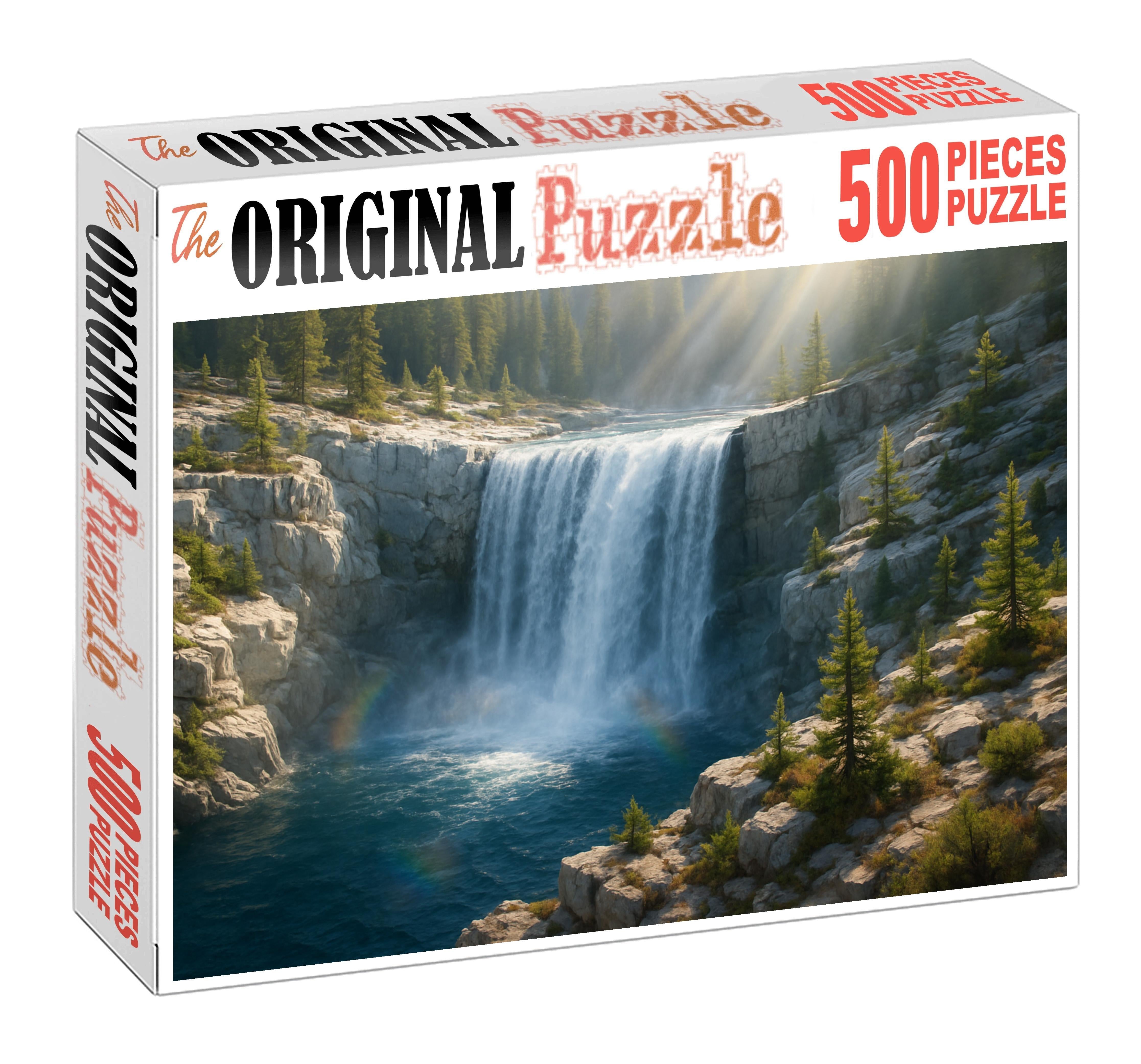 Shimmering Quartzfall Large Format Puzzle
