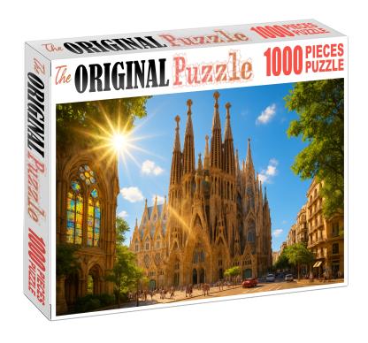 Sagrada Familia Barcelona Spain Acknowledged By 8190 Worldwide For Its Intricate Unfinished Grandeur Unique Puzzle Design