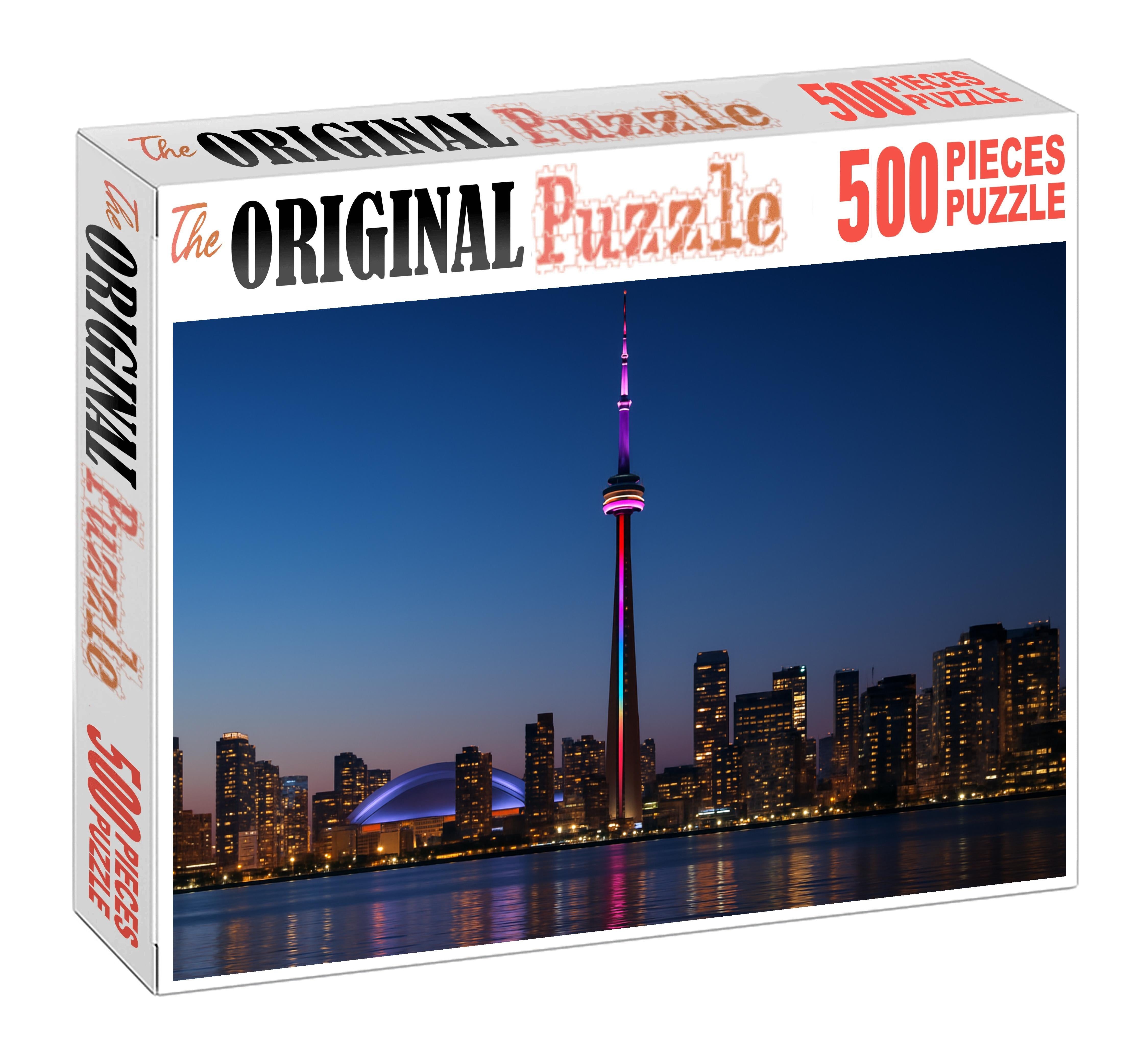 Cn Tower Toronto Canada  Recognized By 7365 Globally As An Engineering Marvel Puzzle Challenge