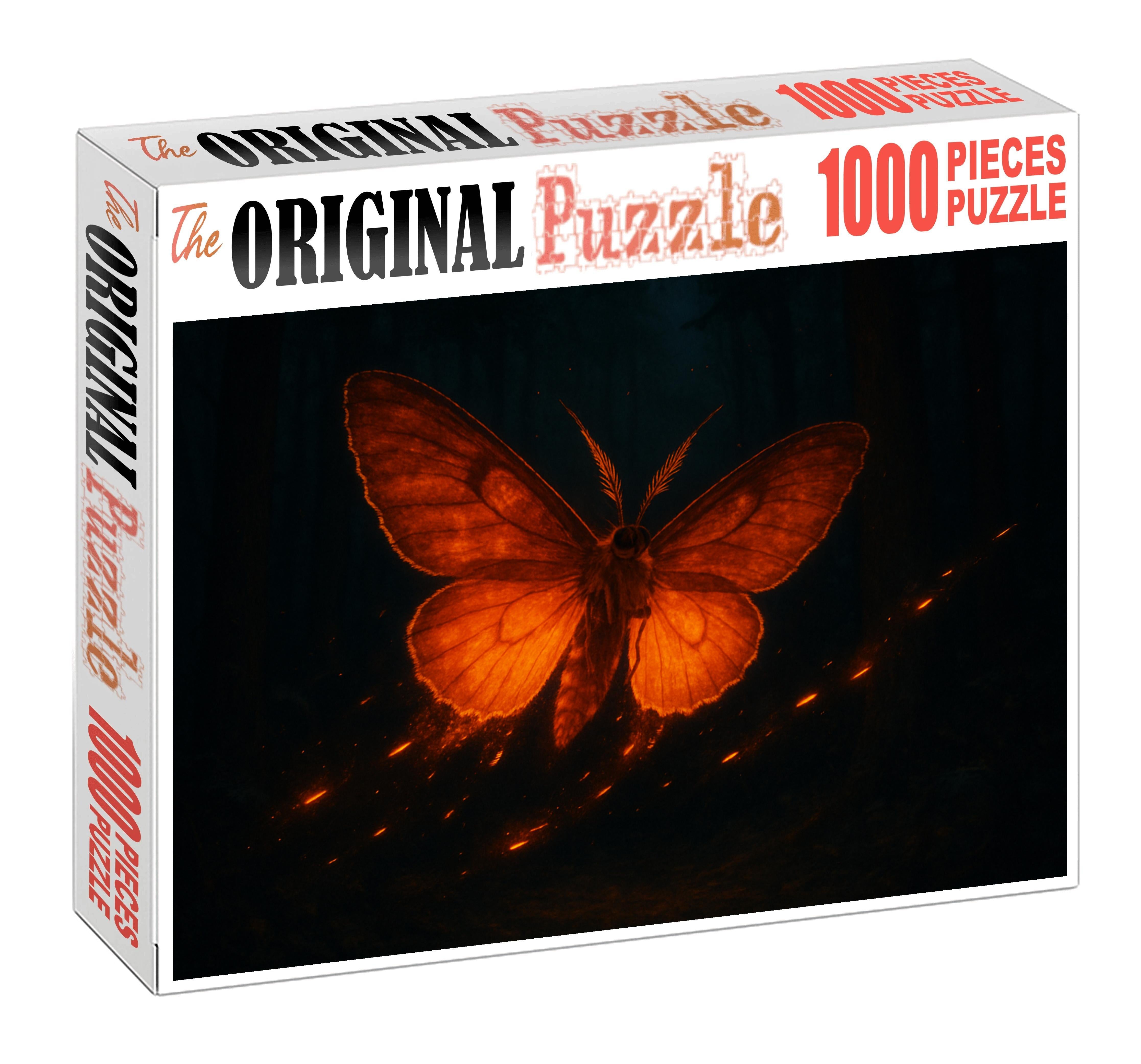 Emberveil Moth Night Flyer With Burning Silken Wings Easy Puzzles