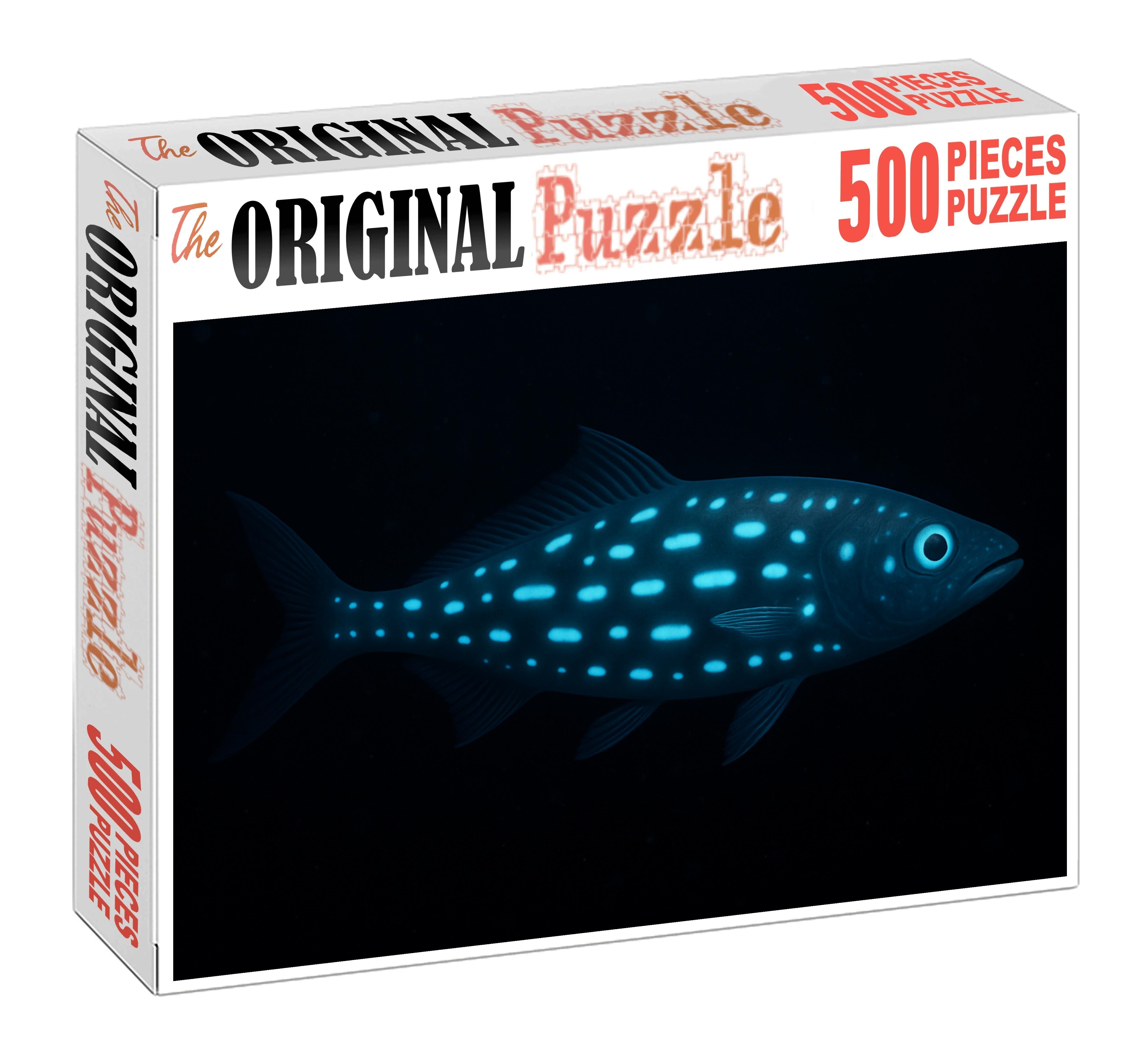 Spindle-spotted Driftfish Deep-sea Fish With Radiant Patterns Puzzle Fun