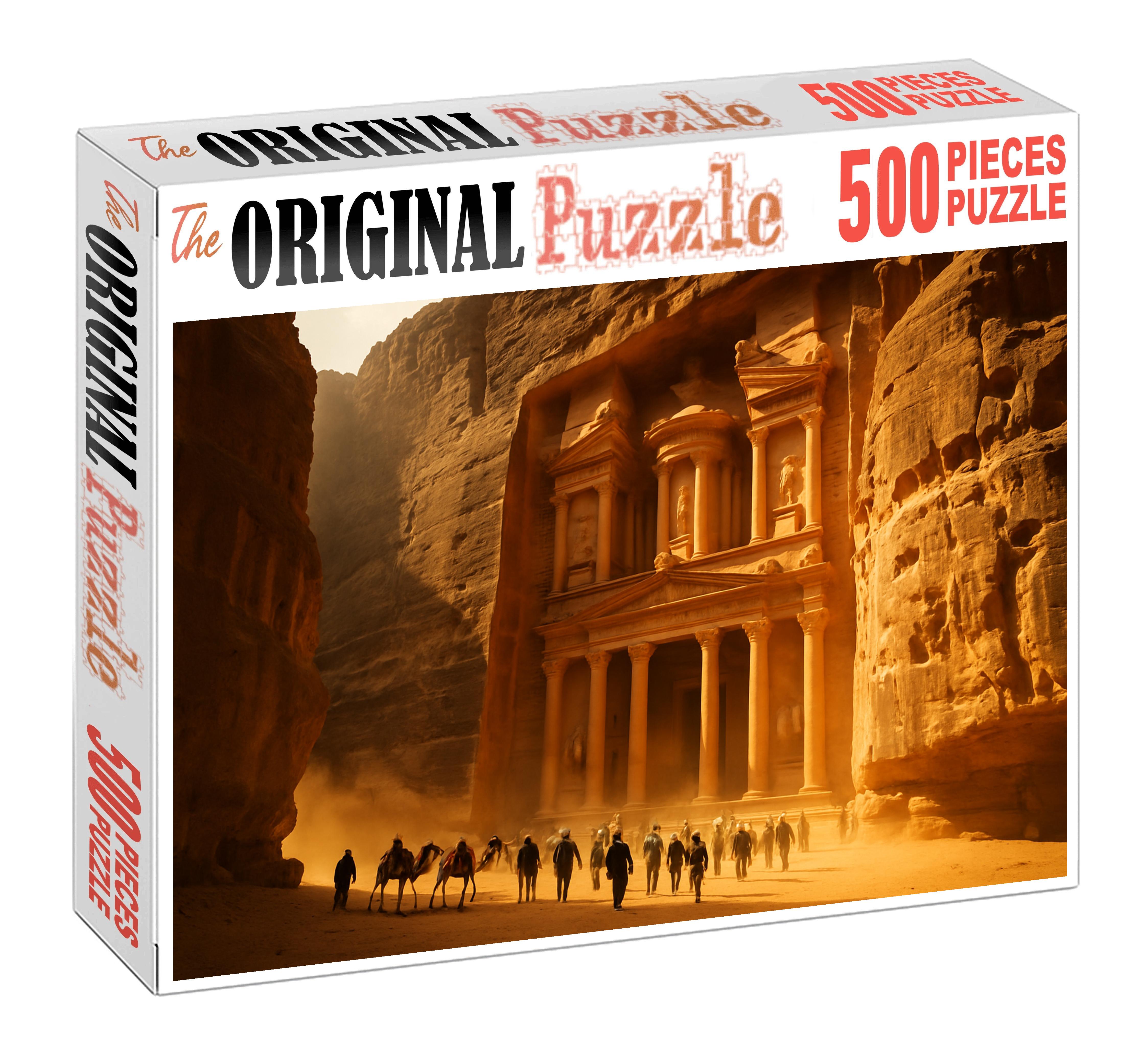 Petra Located In Ma'an Governorate Jordan Recognized By 7130 Globally For Its Rock-cut Architecture 1000 Piece Puzzle