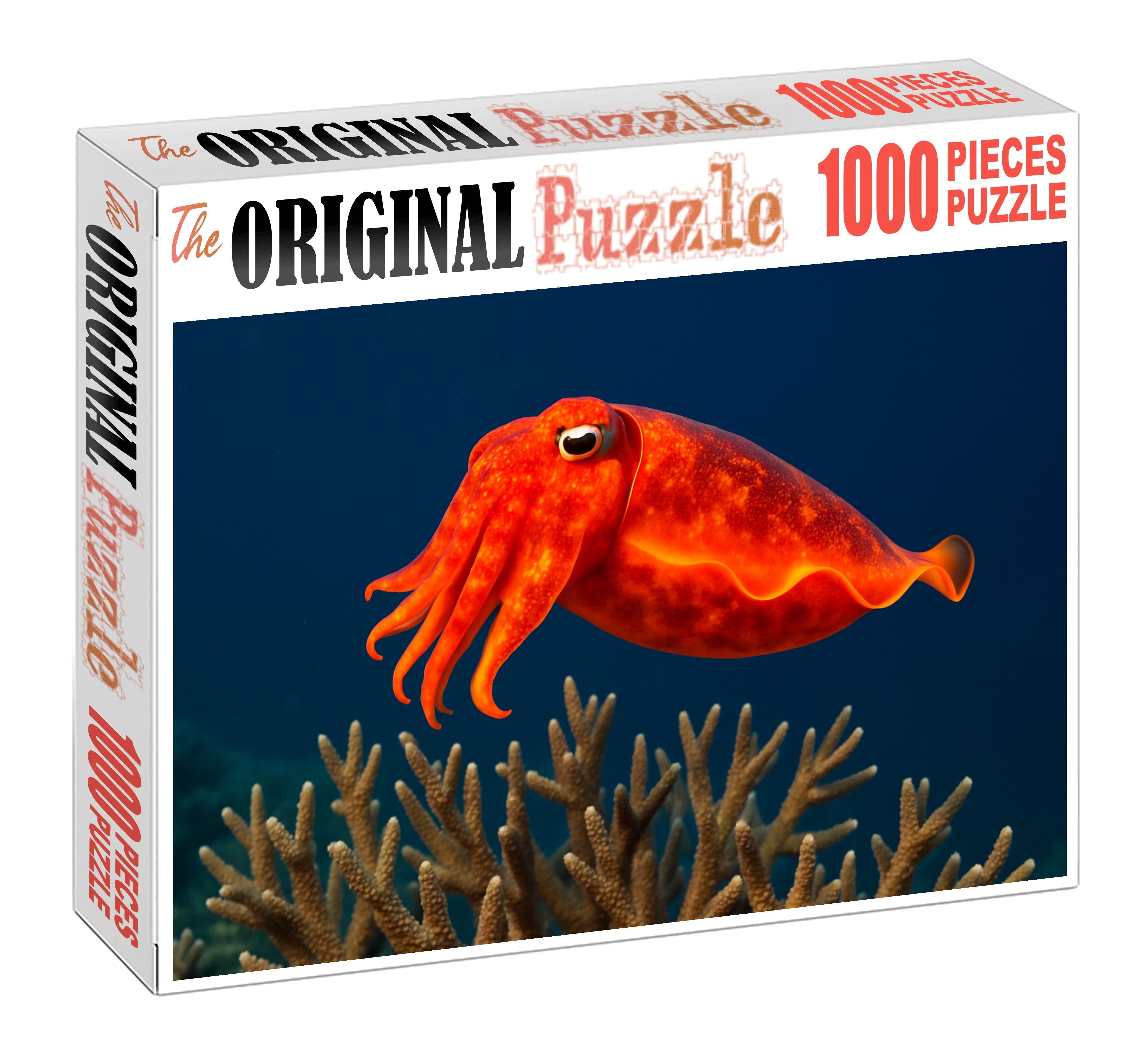 Sunset Glow Cuttlefish Master Of Color And Movement 1000 Piece Puzzle