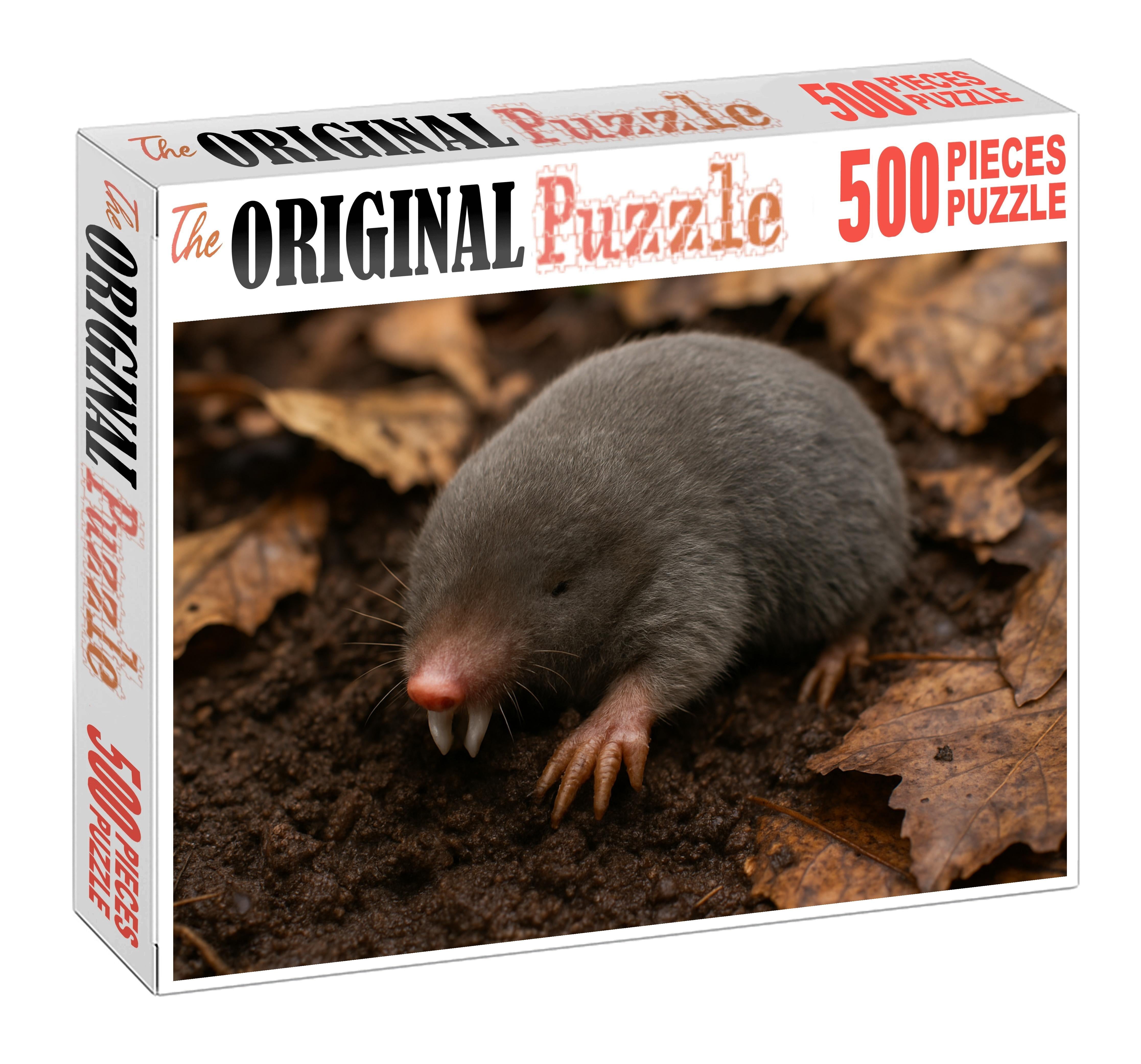 Pearl Tusked Mole Burrowing Specialist With Iridescent Protrusions Puzzle For Adults
