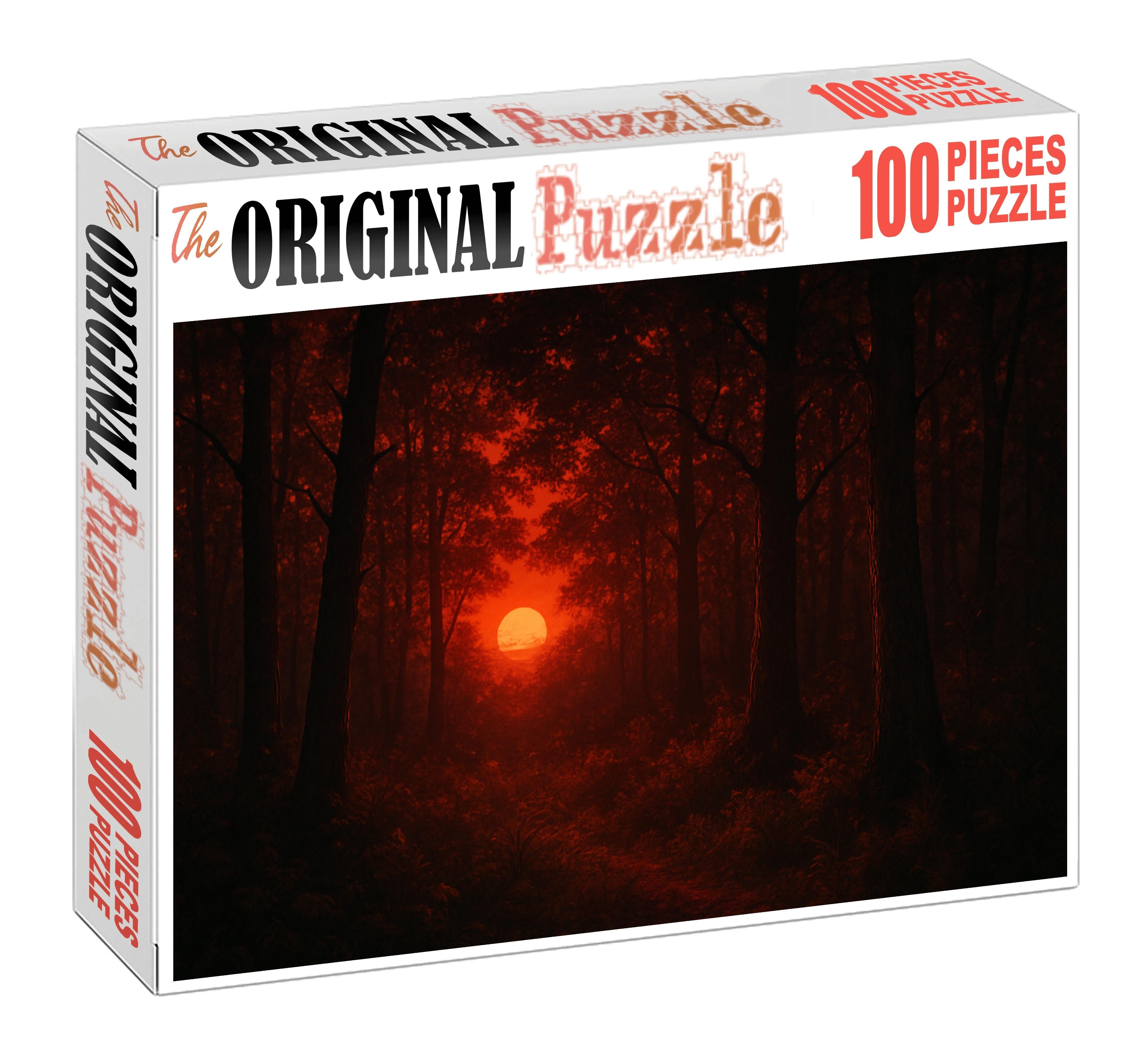 Crimson Twilight Grove 1000 Piece Puzzle