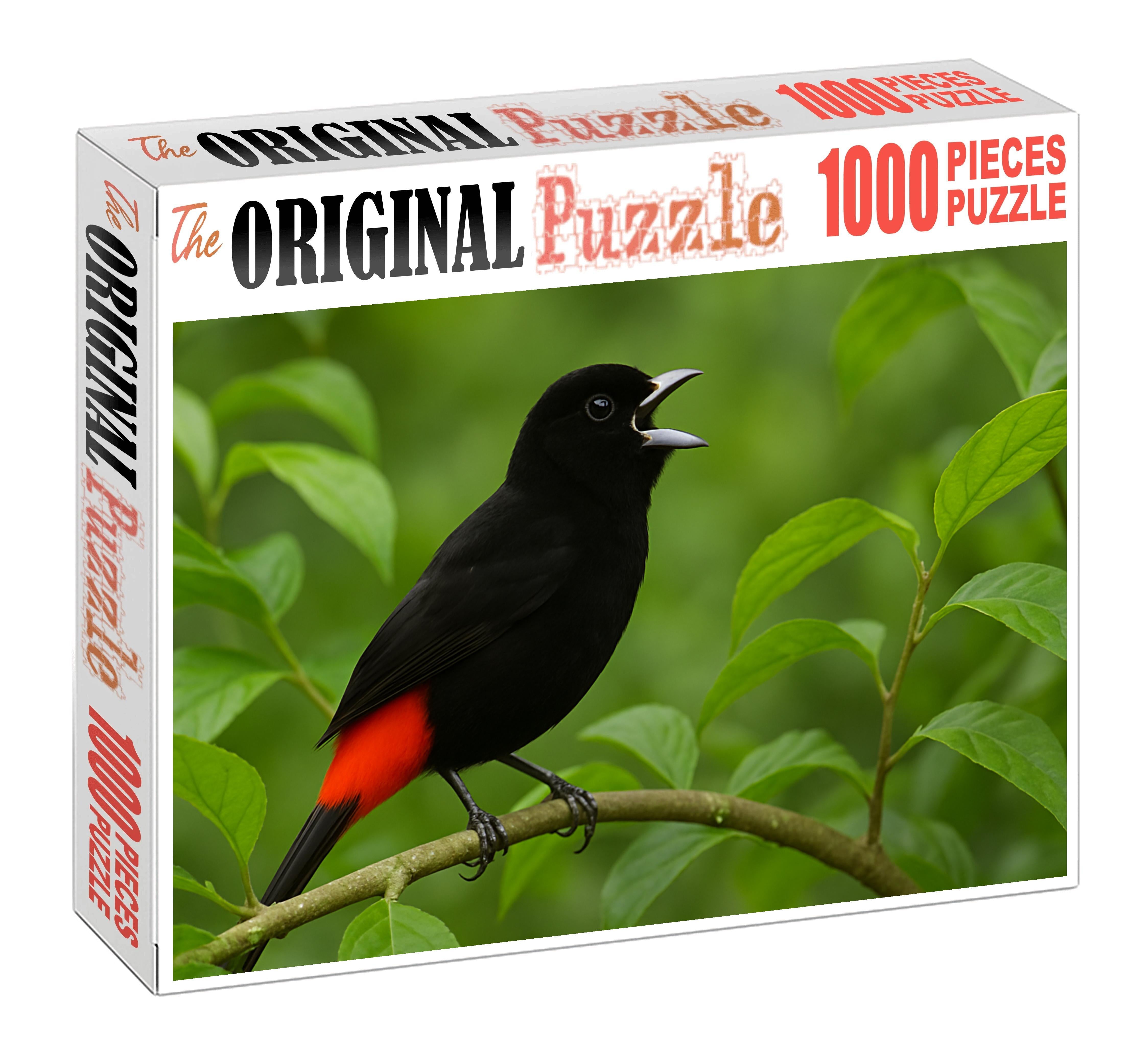 Scarlet-rumped Cacique Vocal Canopy Performer Challenging Puzzles