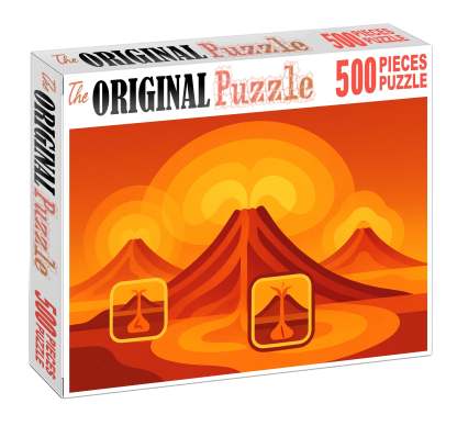 Volcanic Activity Risk Chart Mini Puzzle