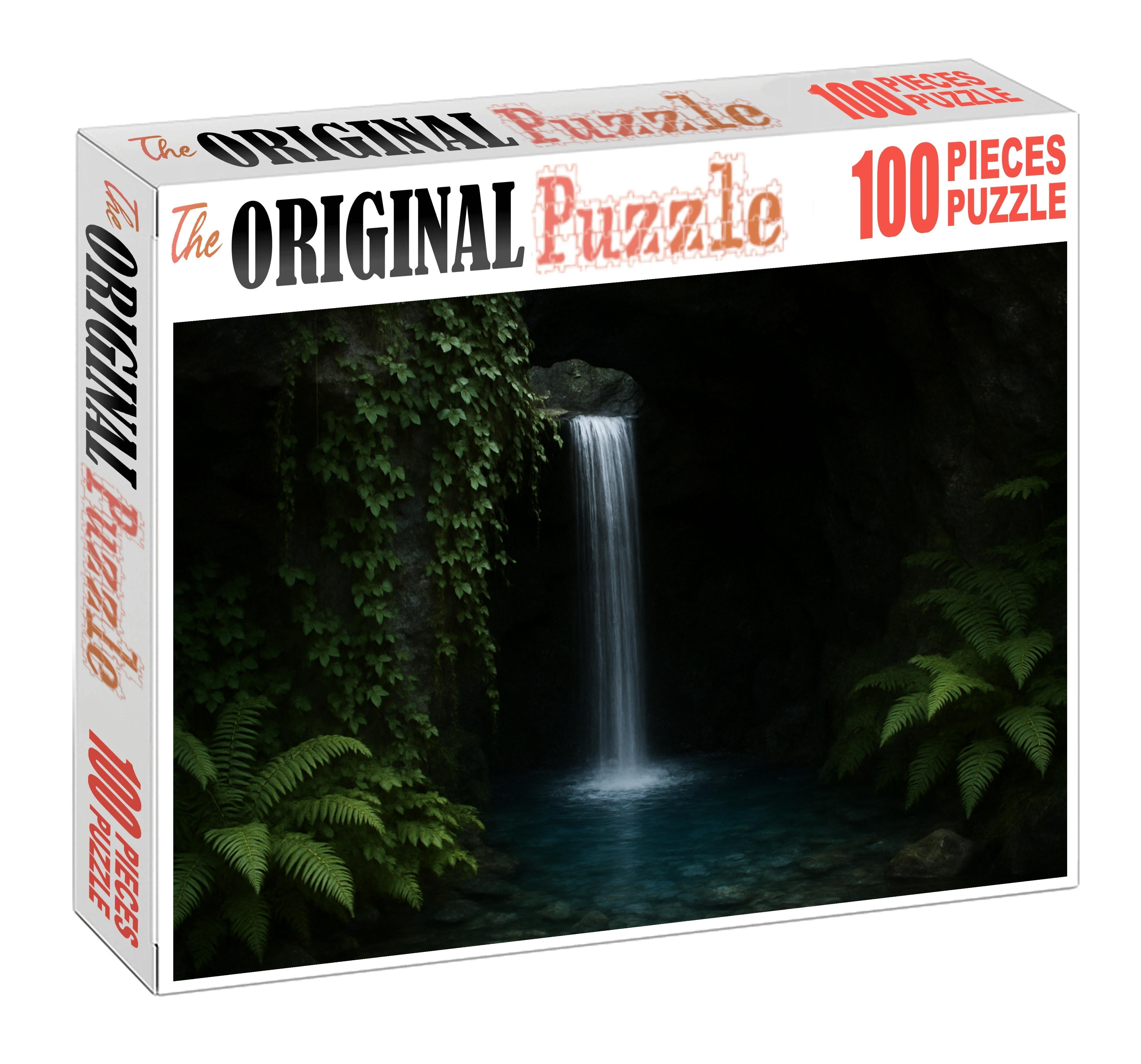 Hidden Sapphire Grotto Custom Jigsaw Puzzle