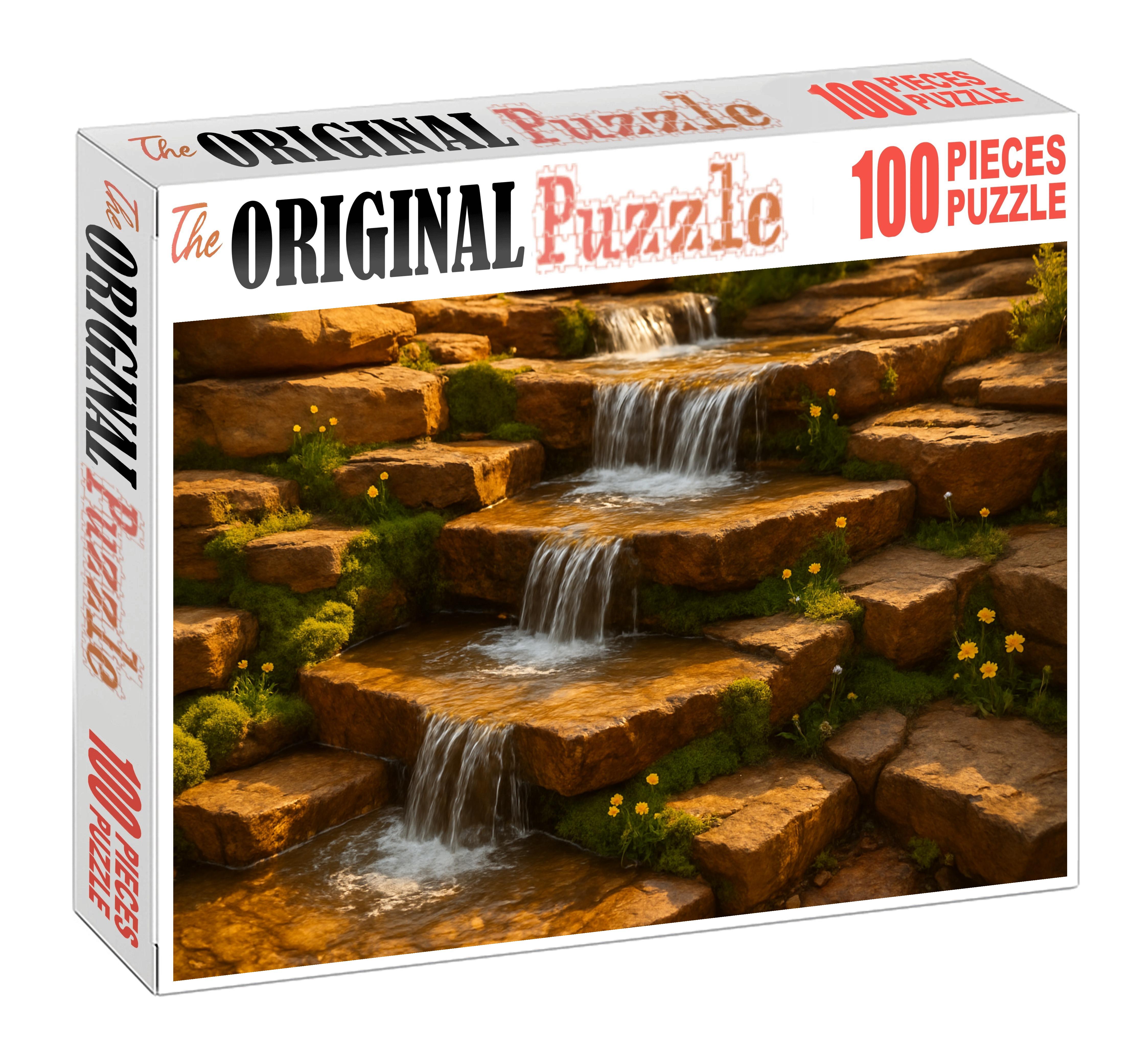 Amberstone Step Cascade Premium Puzzle Pieces