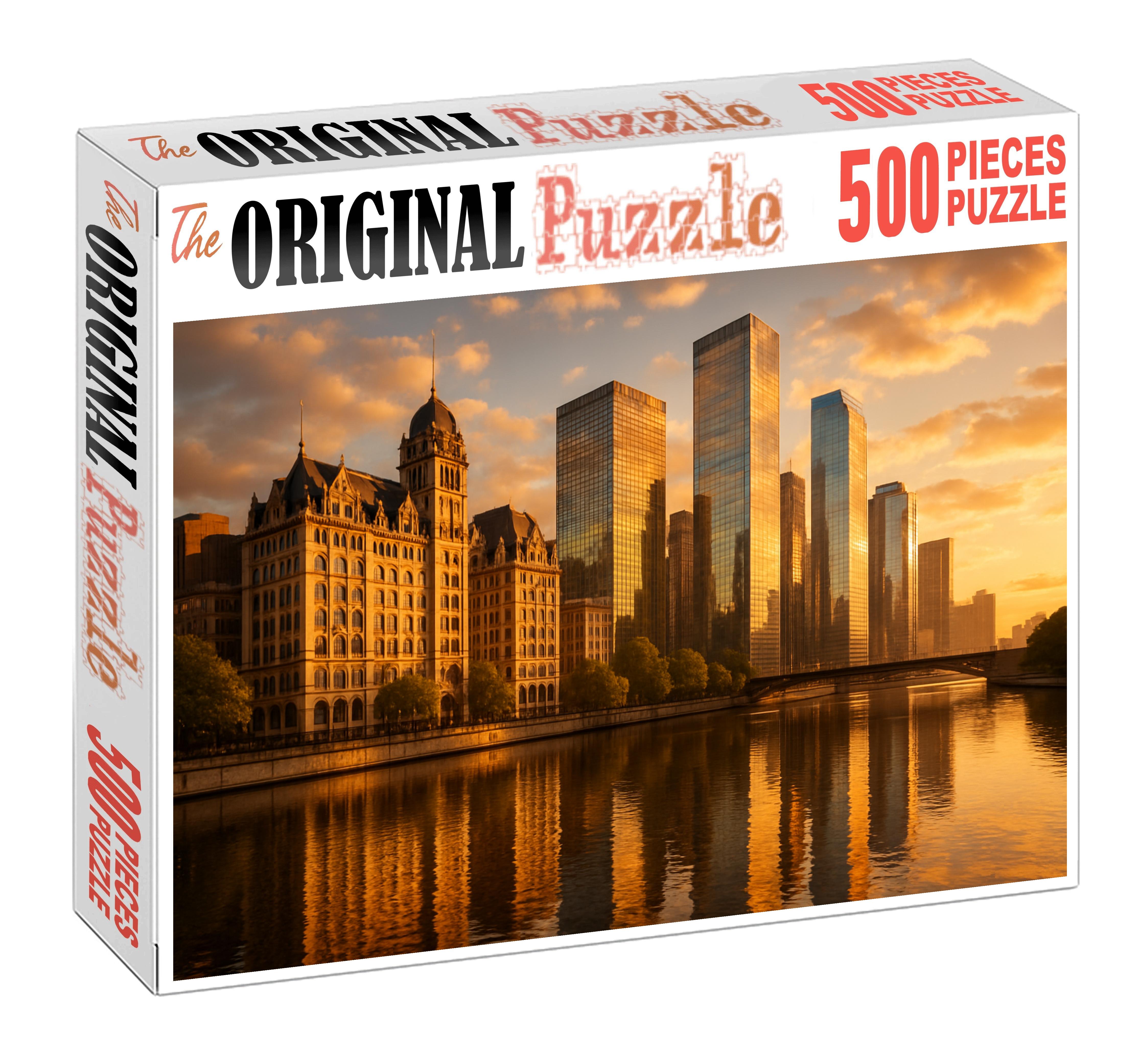 Buenos Aires Skyline Eclectic Mix Of European Classical And Contemporary High-rises Along The Rio De La Plata Puzzle For Kids