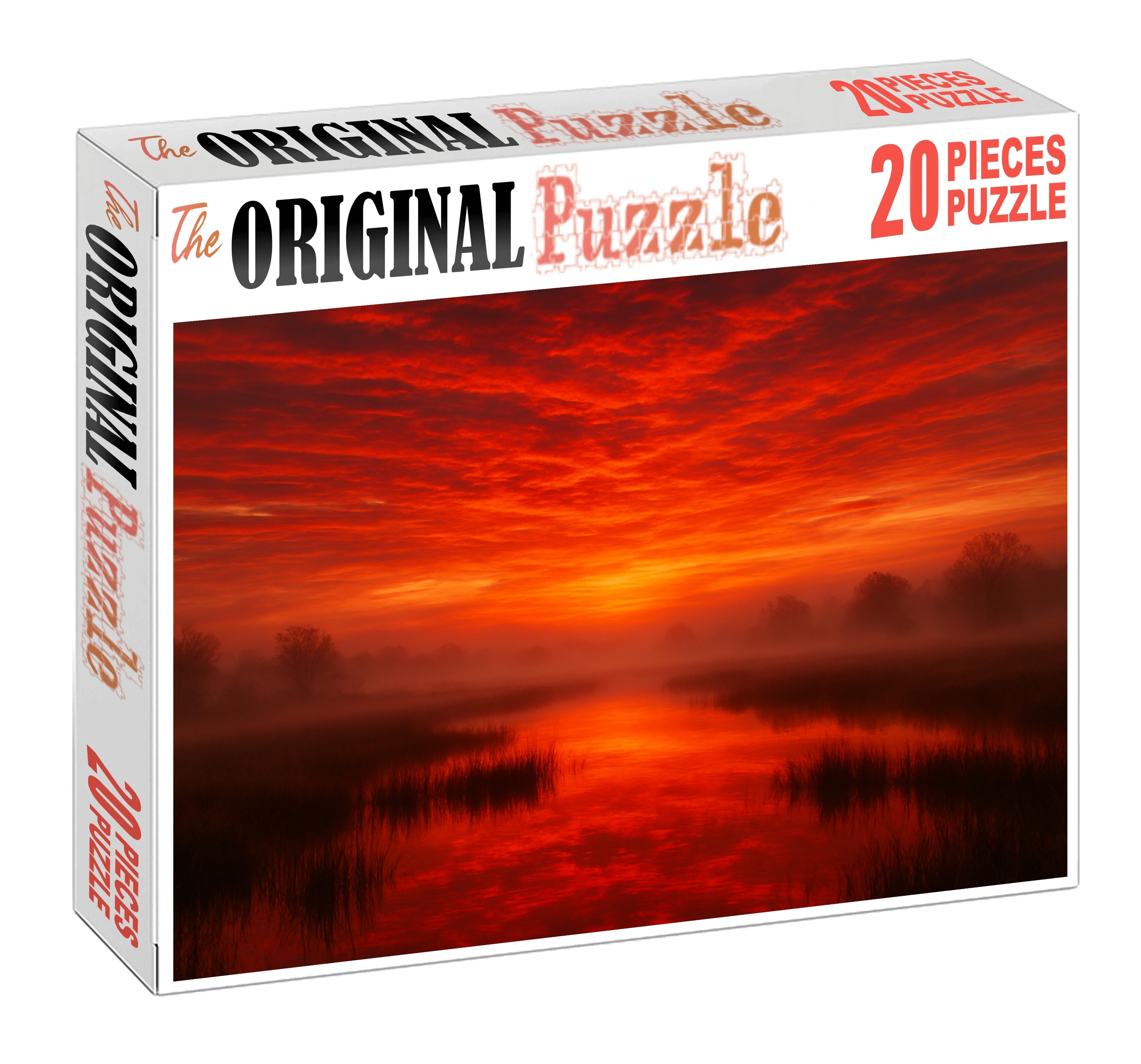 Crimson Horizon Veil Puzzle Collection