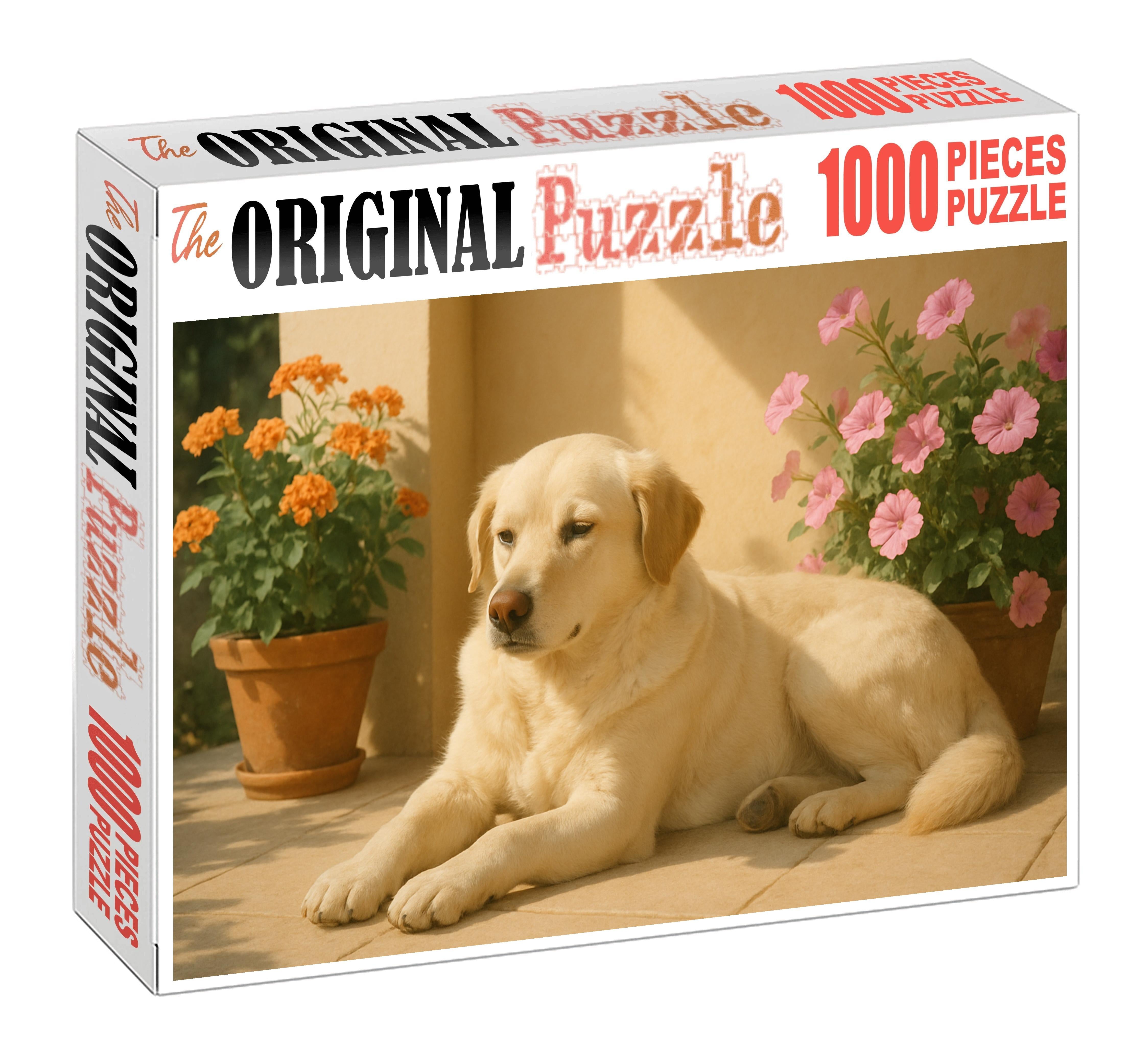 Ivory Glow Cream-colored Companion With Gentle Temperament Puzzle For Kids