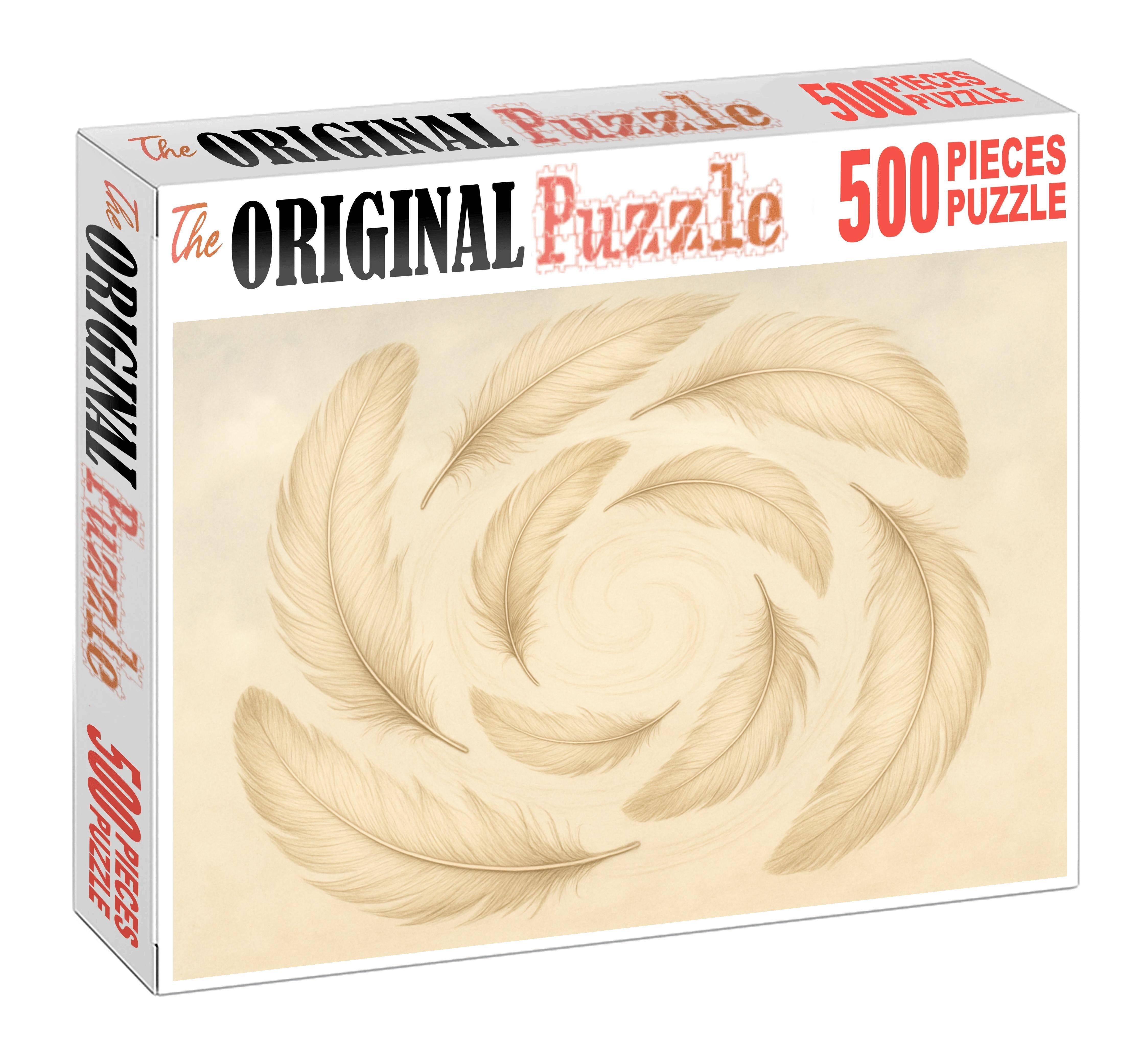 The Carousel Of Floating Feathers Premium Puzzle Pieces