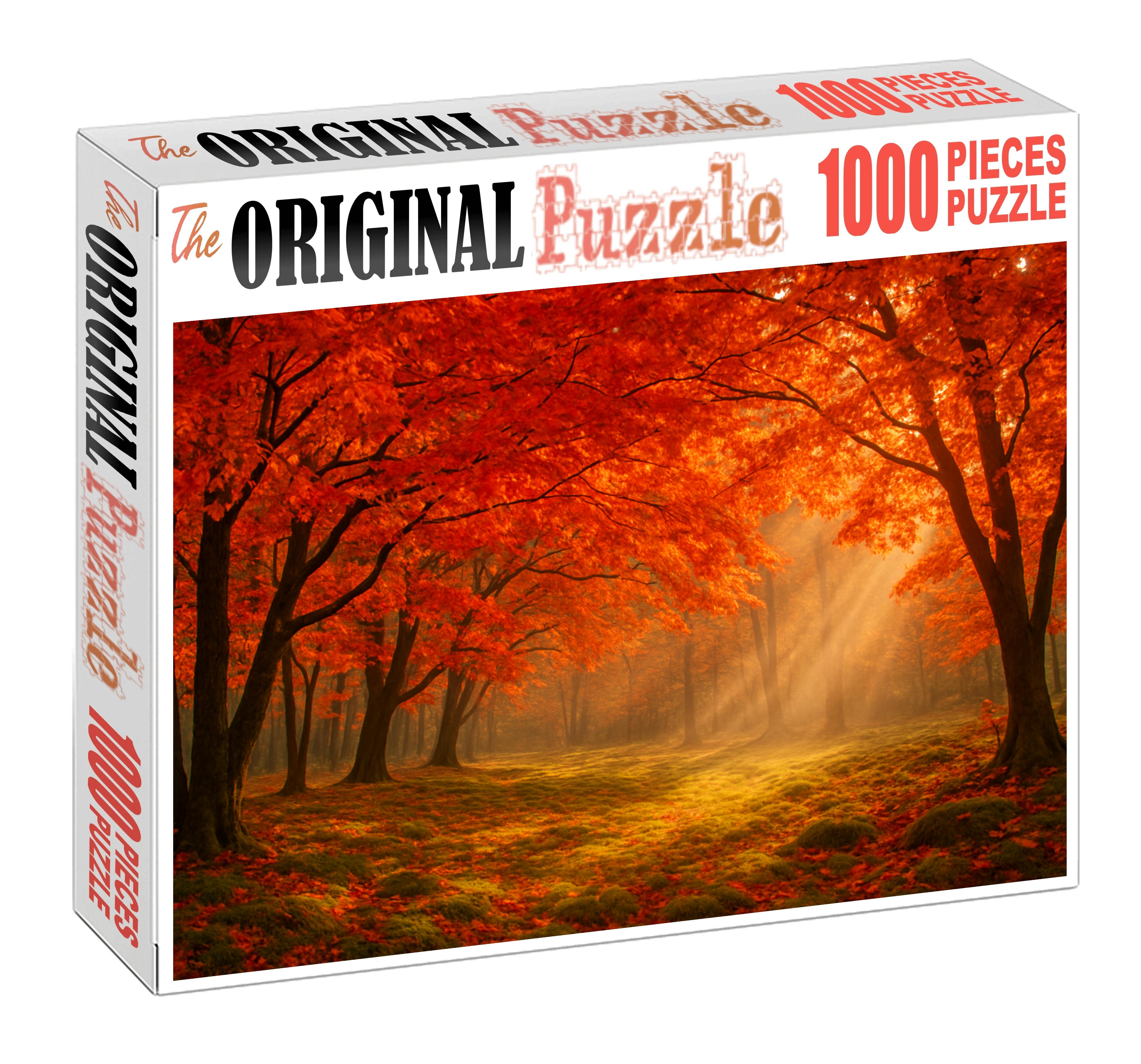 Crimson Leafed Dell 300 Piece Puzzle