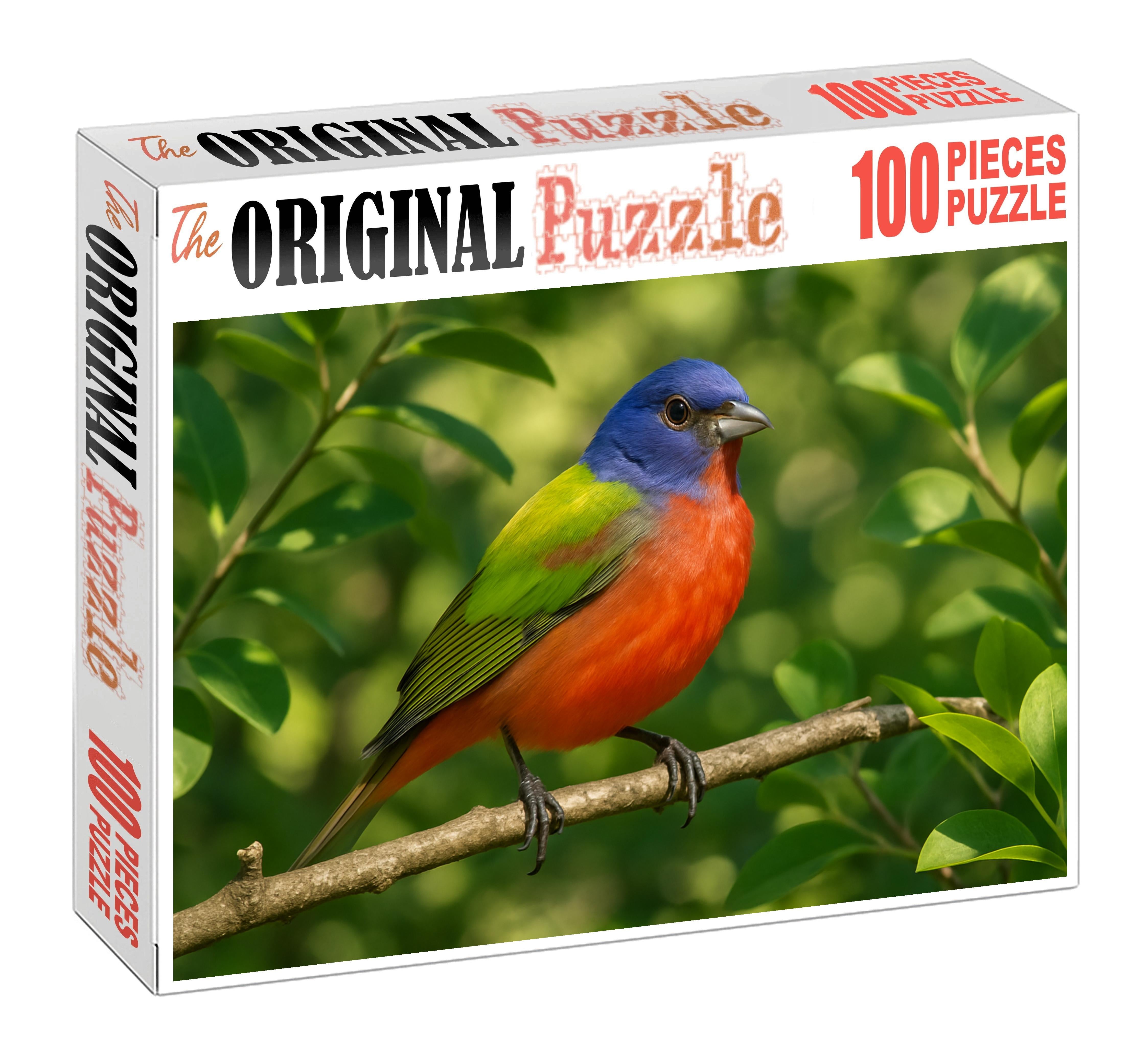 Painted Bunting Rainbow Songster Puzzle Fun