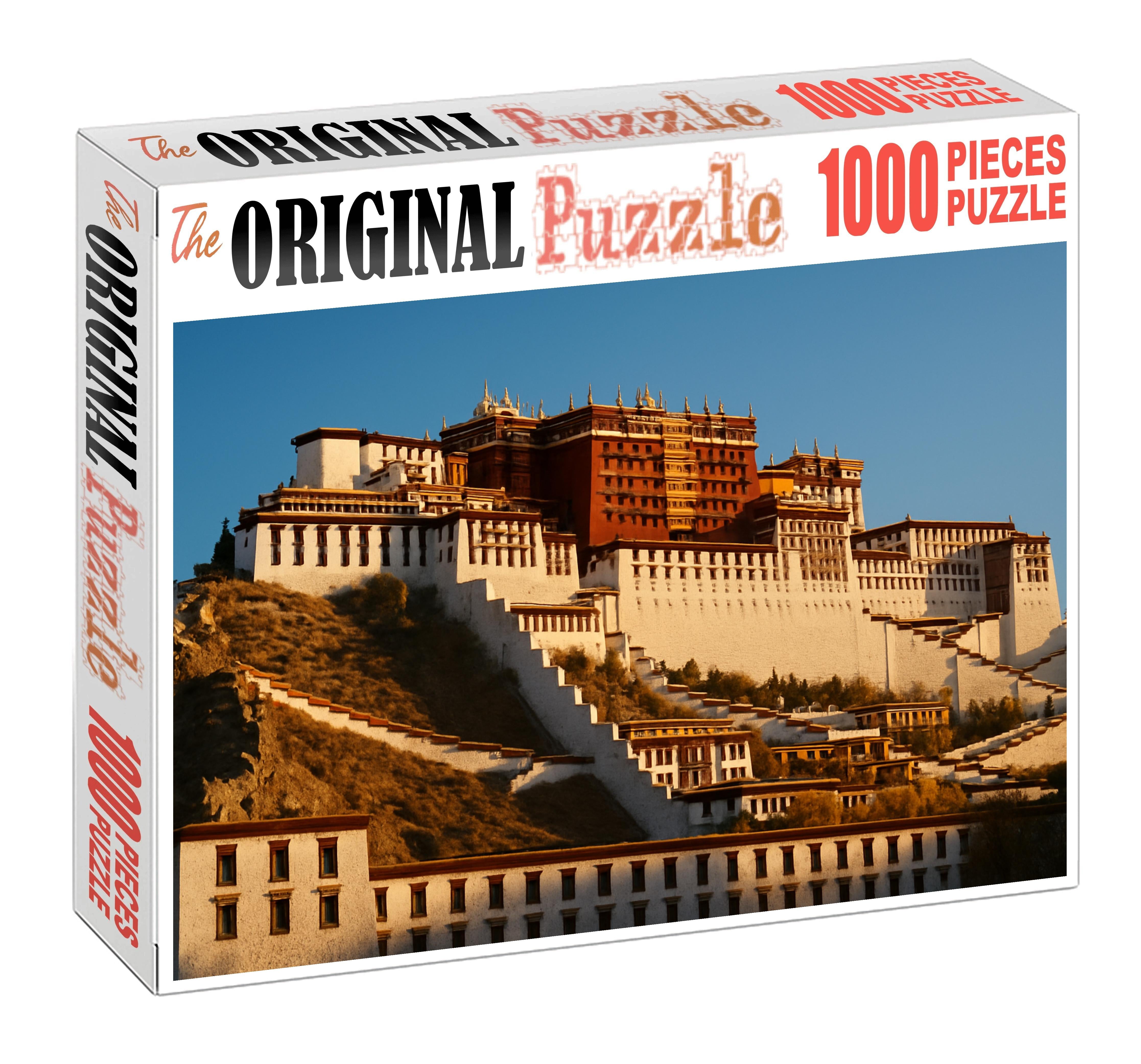 Potala Palace Situated In Lhasa Tibet Recognized By 6875 As A Spiritual And Historical Tibetan Landmark 20 Piece Puzzle