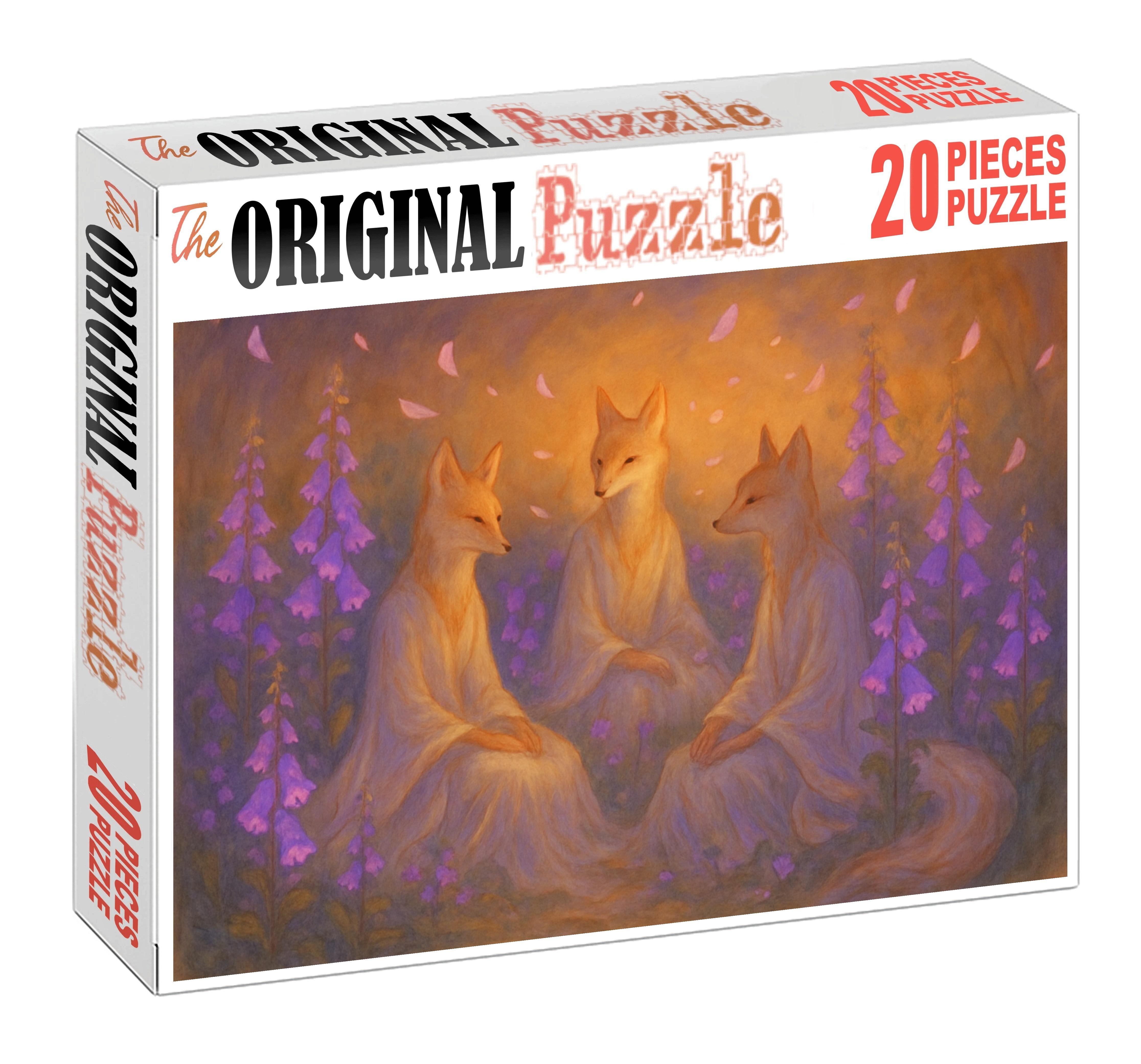 The Foxglove Tea Ceremony Custom Jigsaw Puzzle