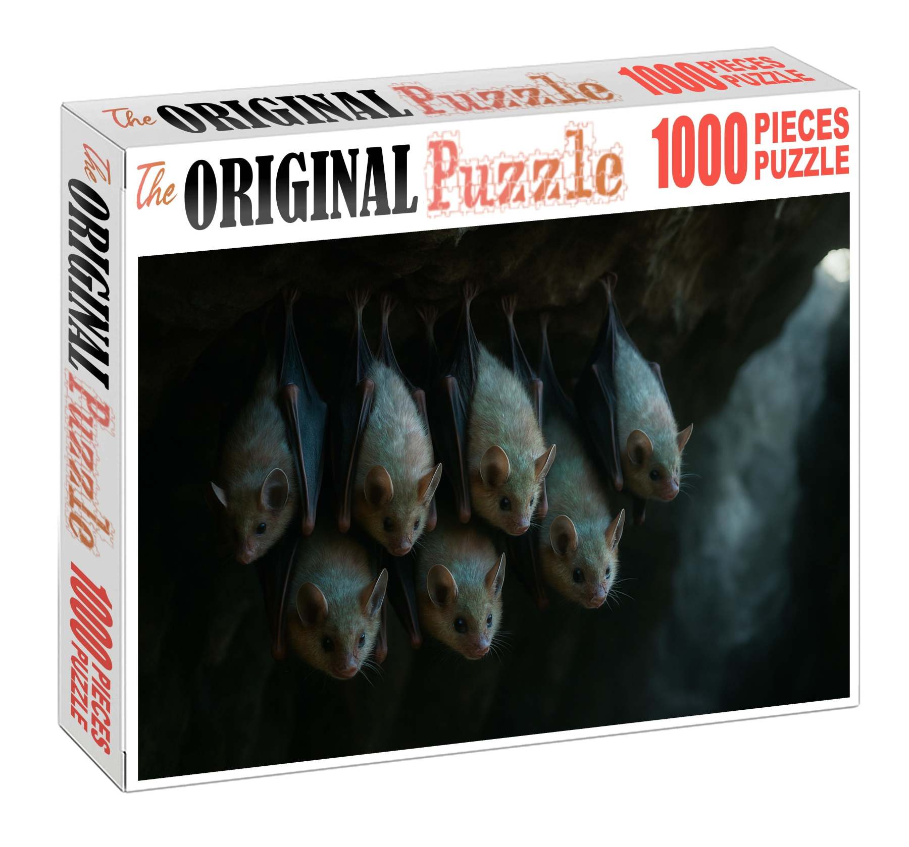 Pearlwing Bat Small Flying Mammal With Iridescent Fur And Echo-communication Custom Jigsaw Puzzle
