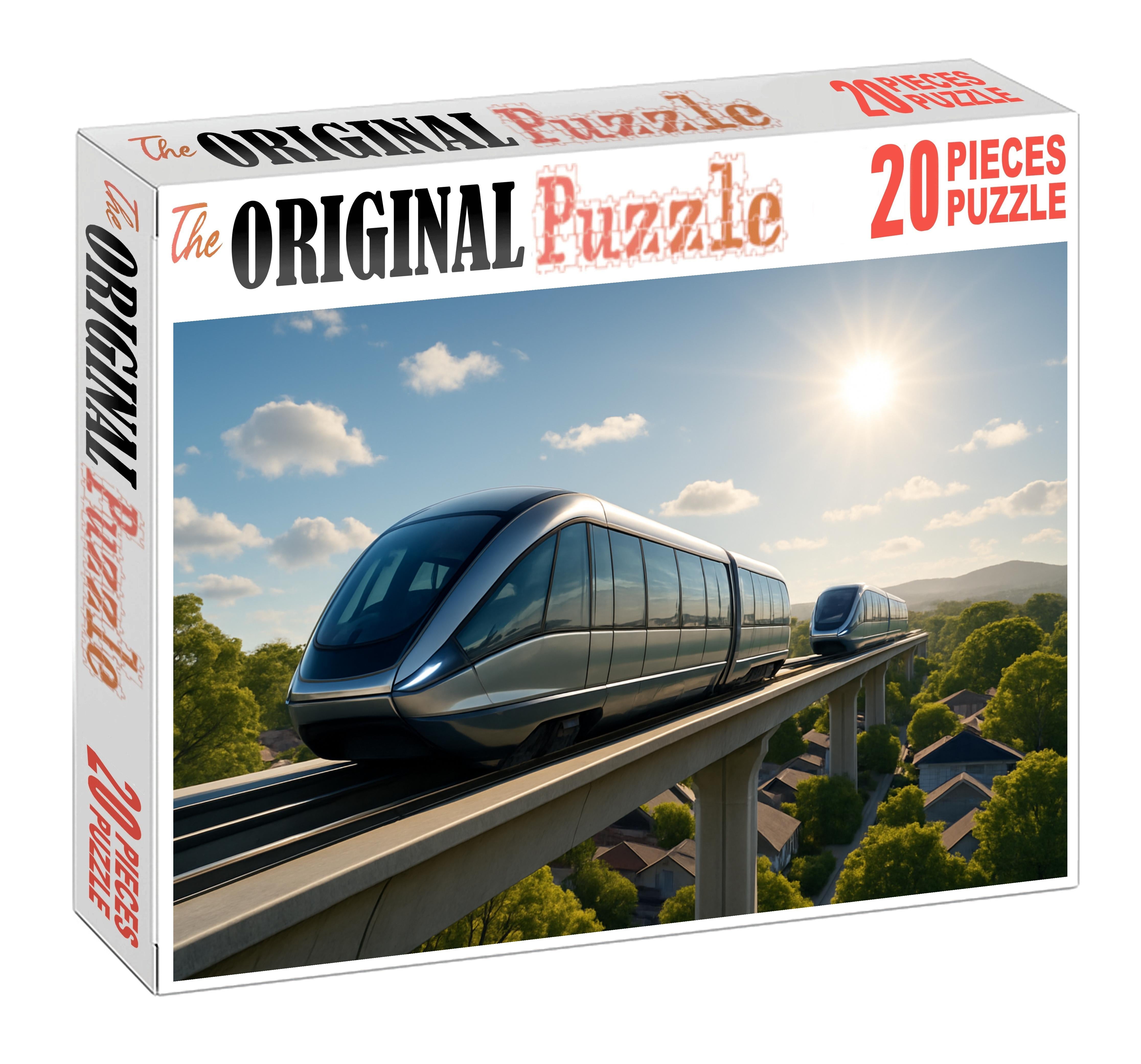 Solar-thermal Powered Monorail 300 Piece Puzzle
