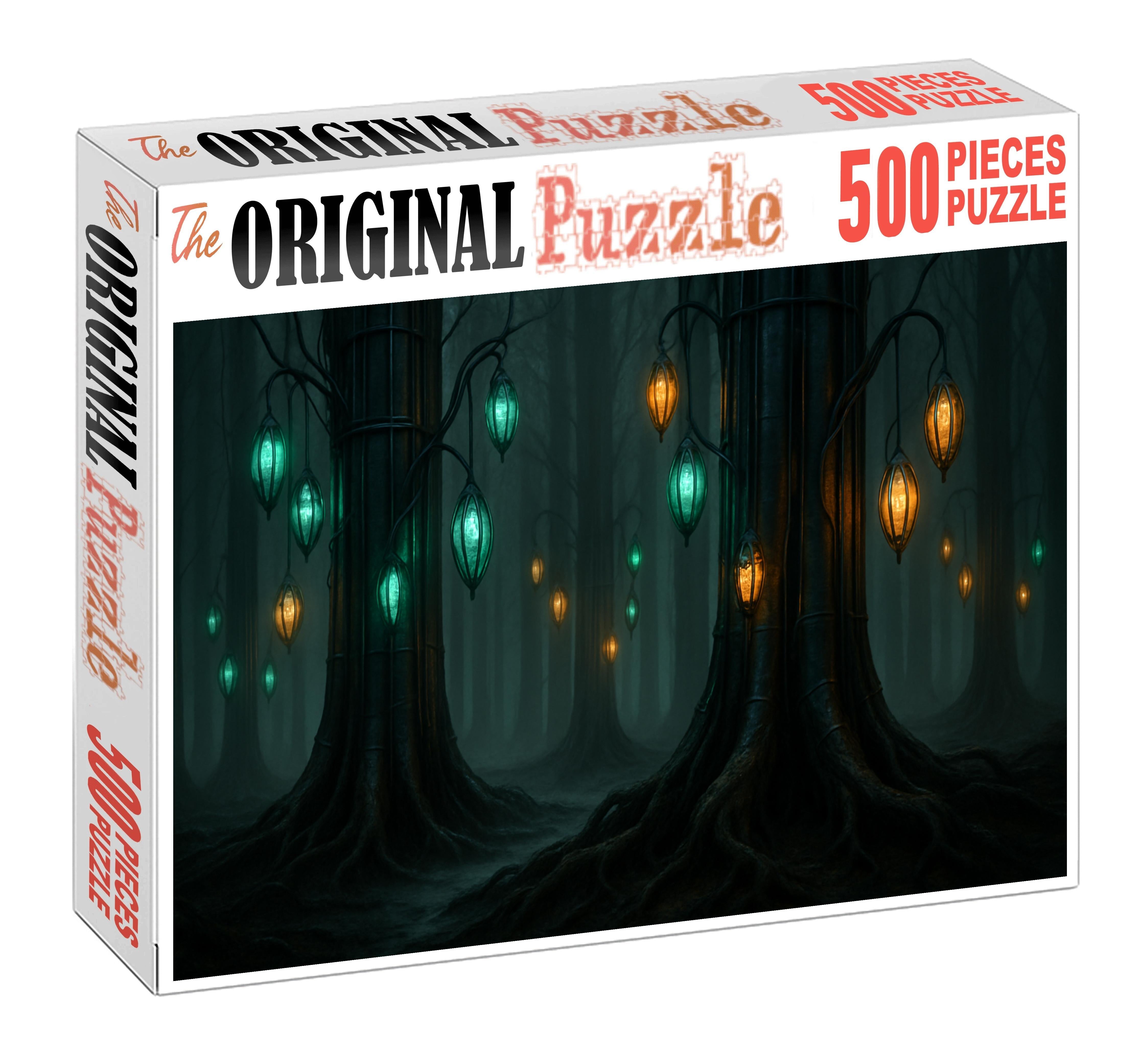 The Whispering Lantern Forest Puzzle For Adults