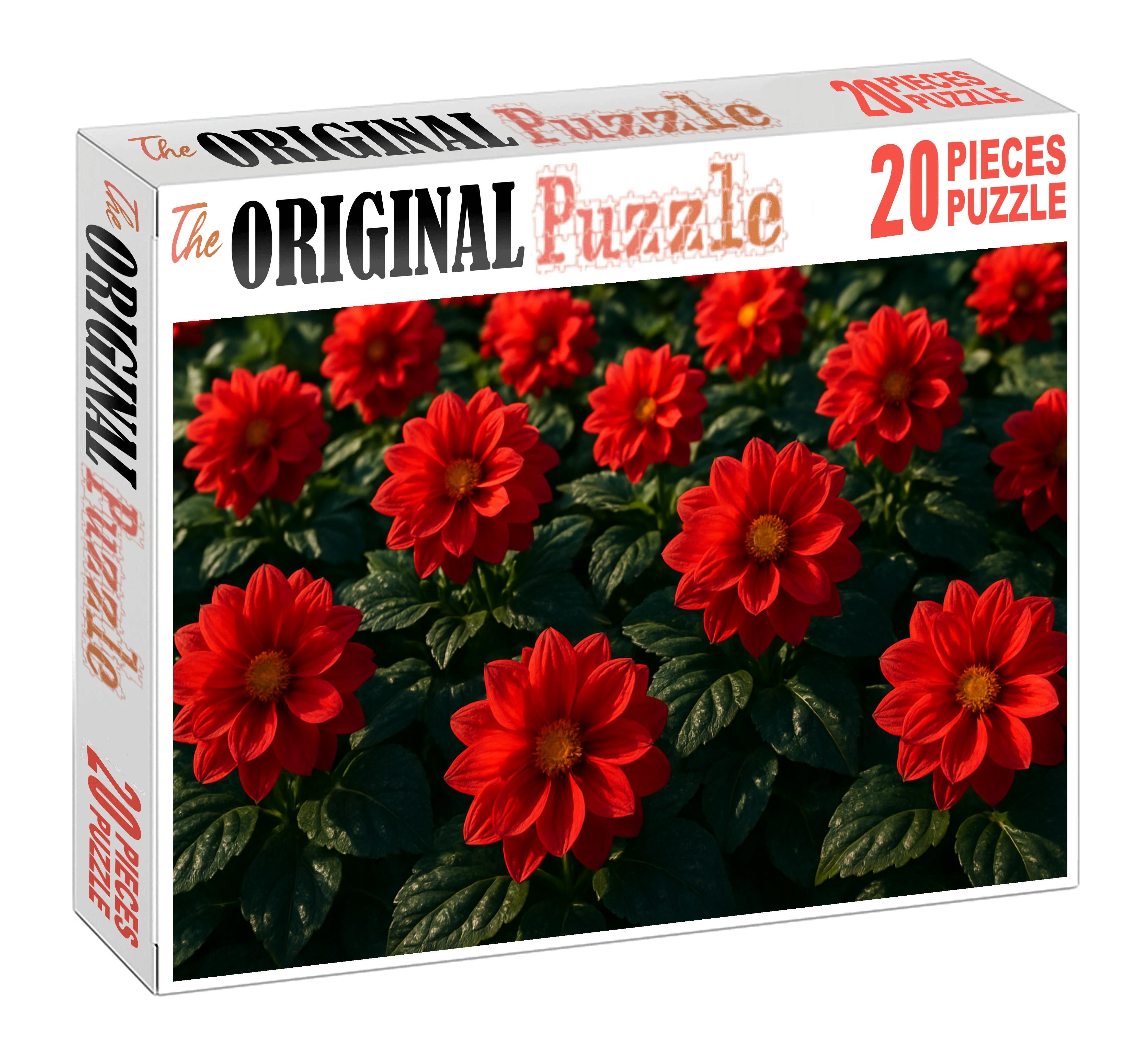 Crimson Glow Garden Bed 50 Piece Puzzle