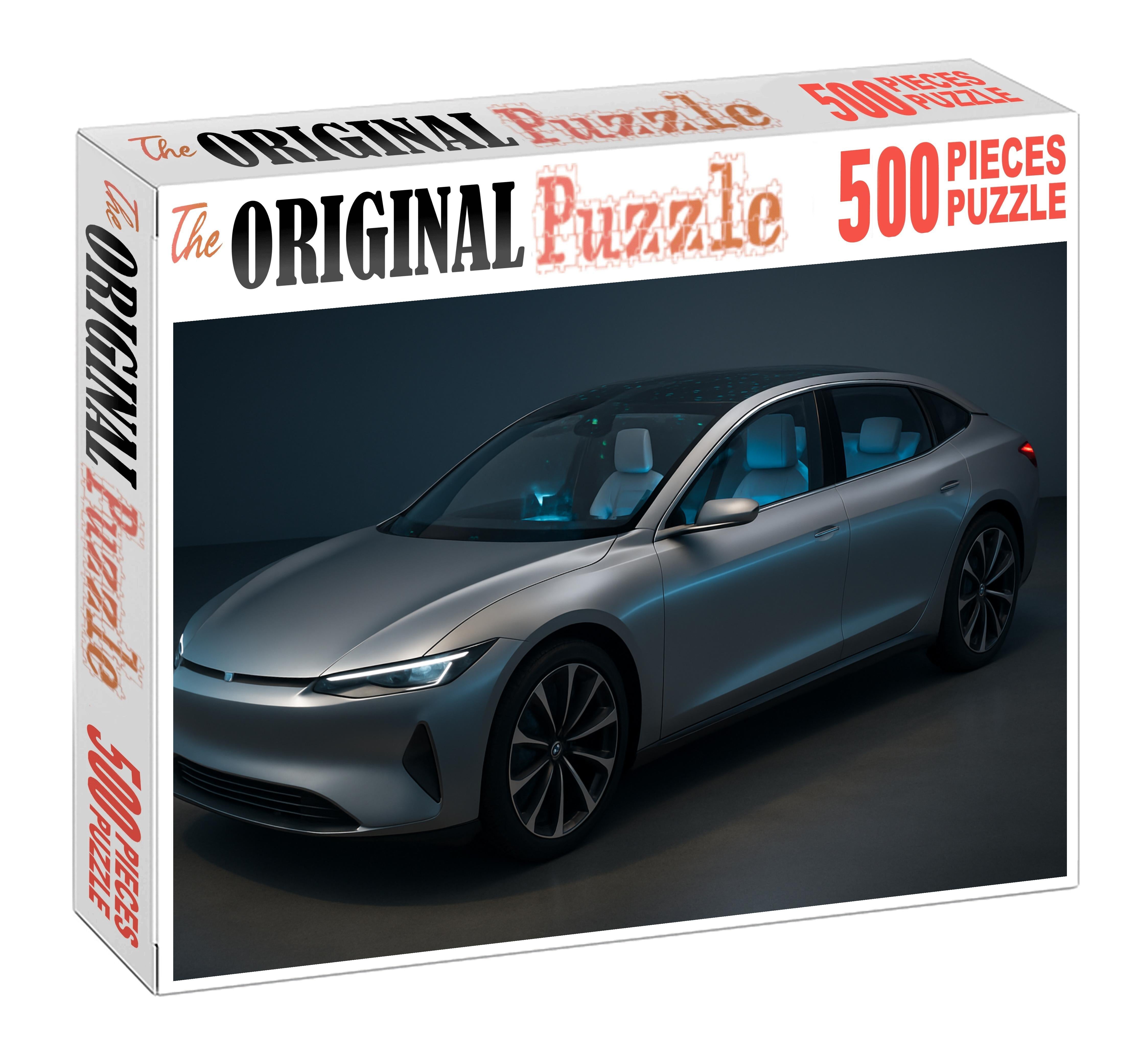 Zephyr Lx Concept Autonomous Electric Luxury Sedan 500 Piece Puzzle