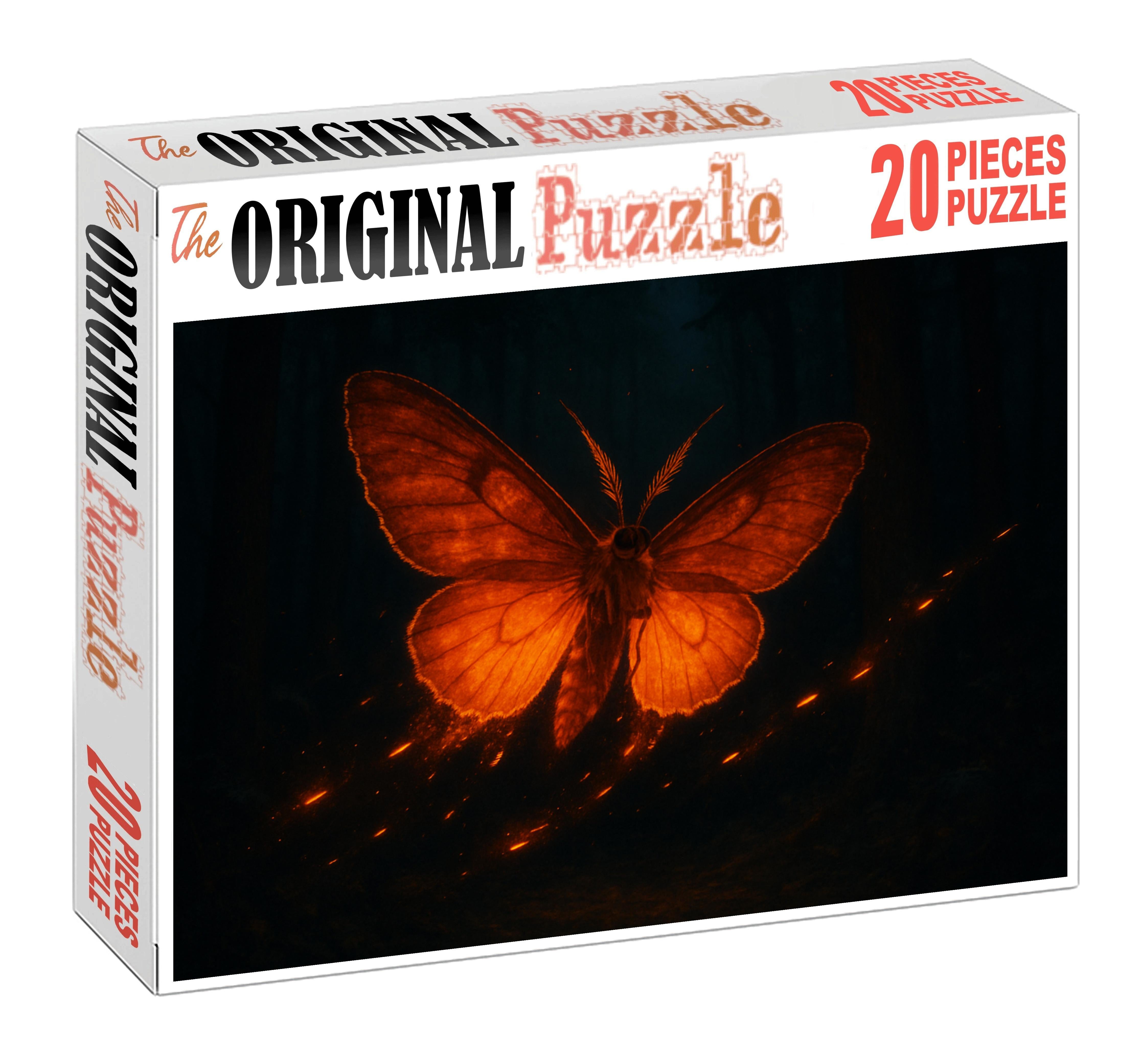 Emberveil Moth Night Flyer With Burning Silken Wings Easy Puzzles